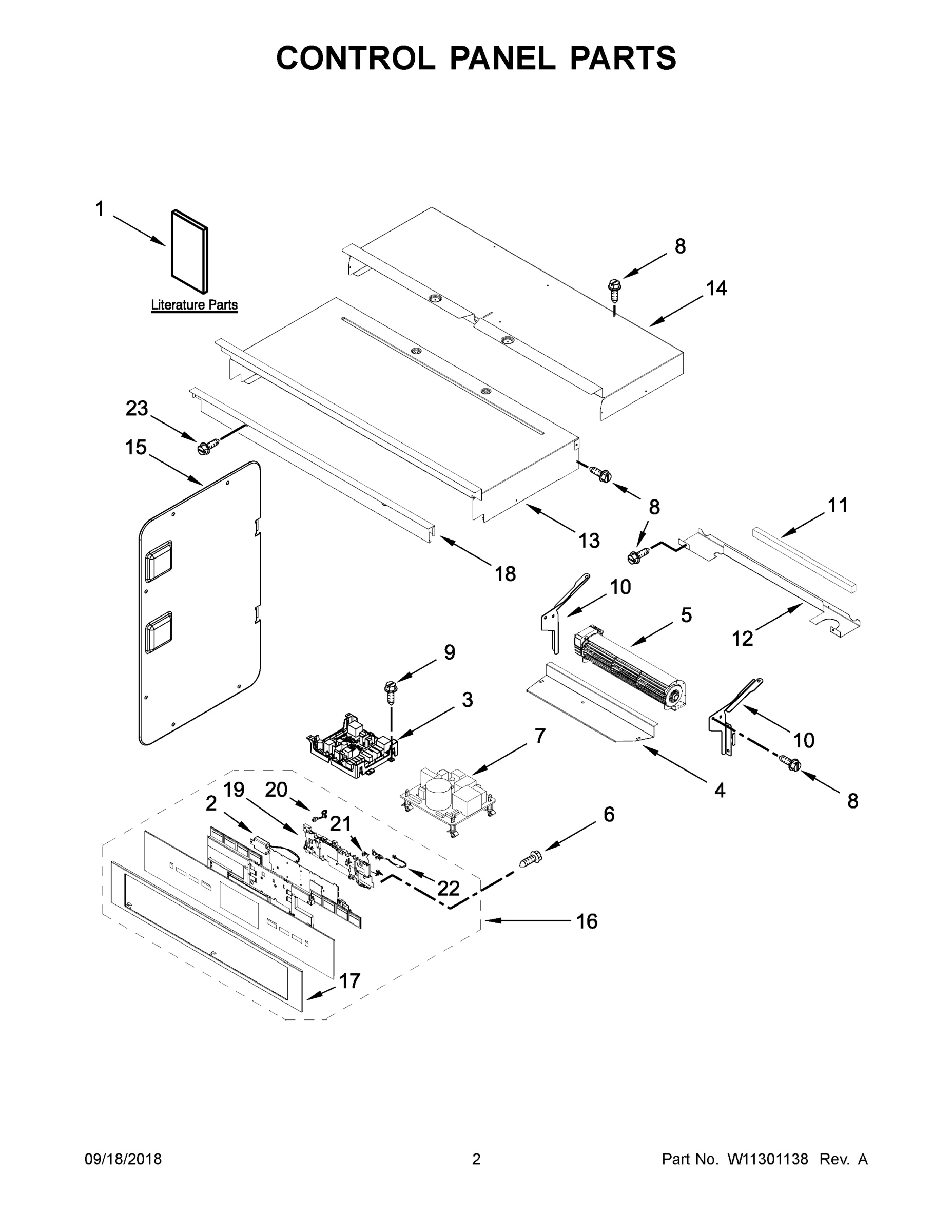 02 - CONTROL PANEL PARTS