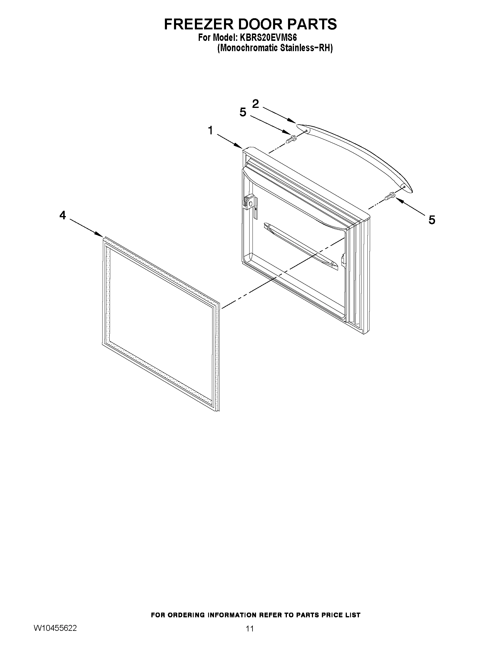 06 - FREEZER DOOR PARTS