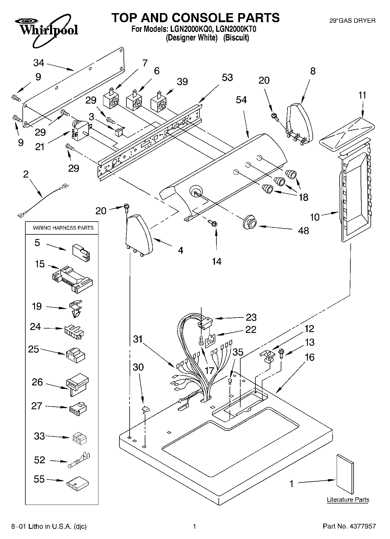 01 - TOP AND CONSOLE, LITERATURE