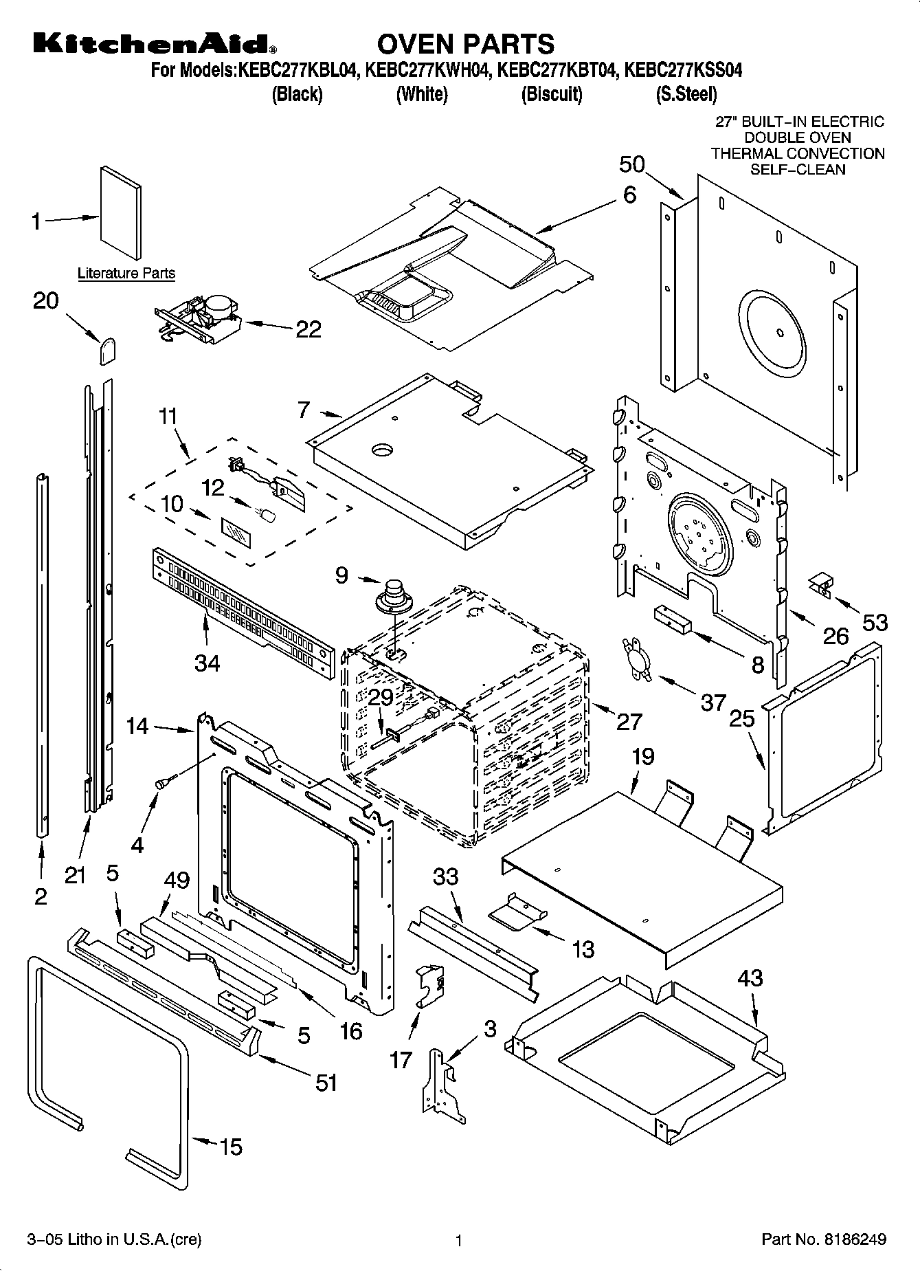 01 - OVEN PARTS