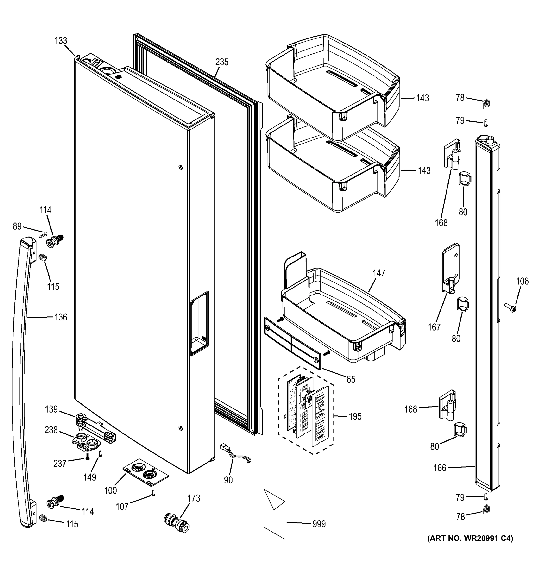 FRESH FOOD DOOR - LH