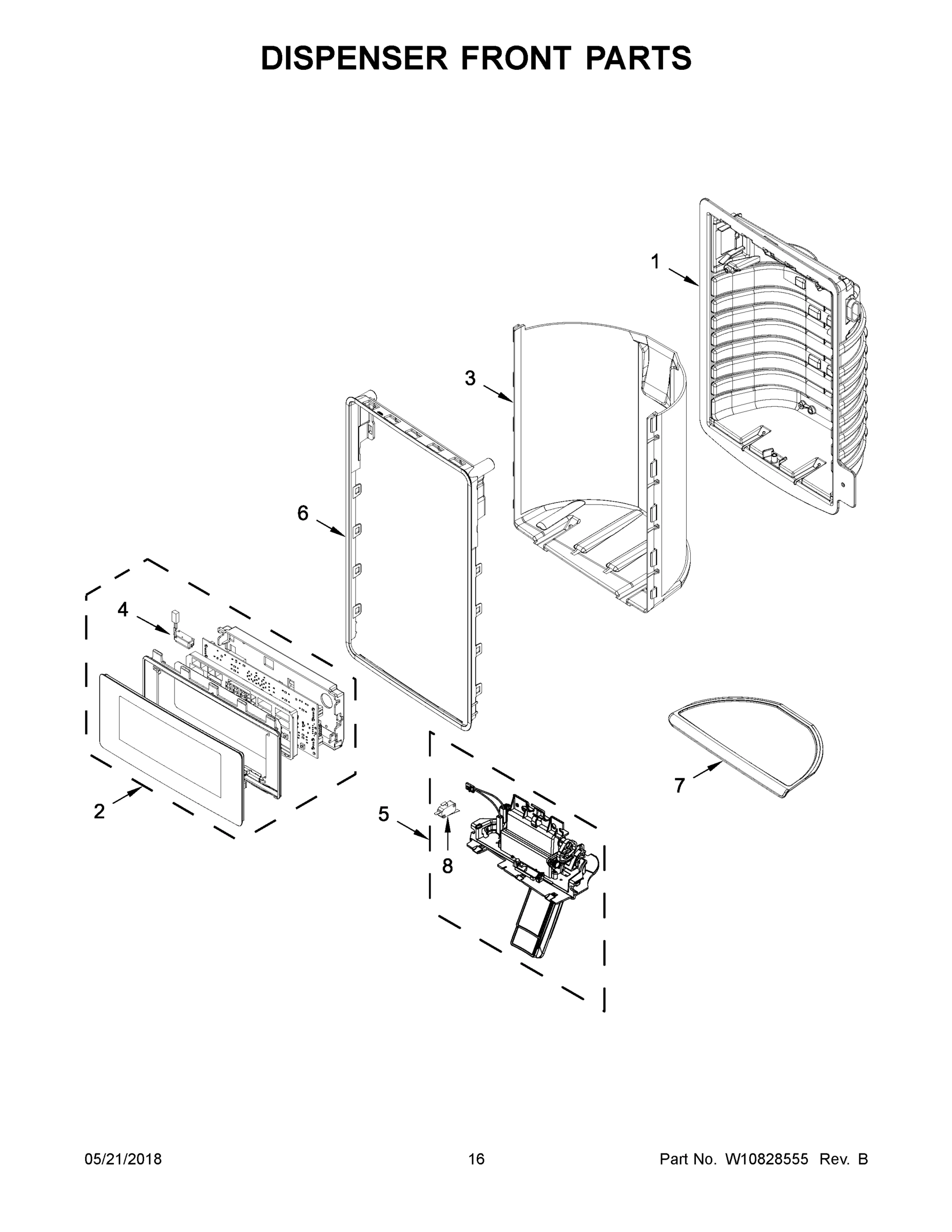 09 - DISPENSER FRONT PARTS