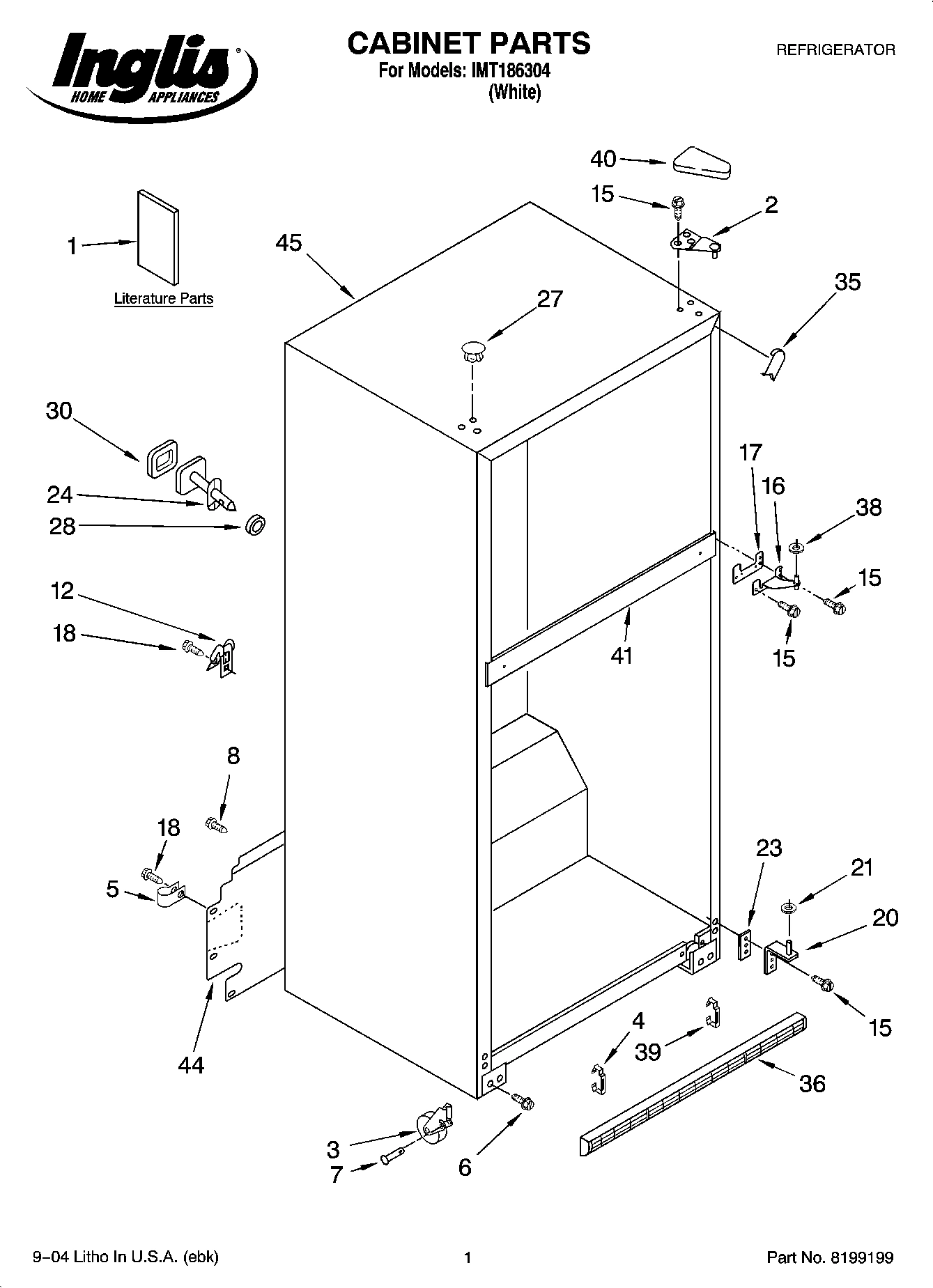 01 - CABINET PARTS