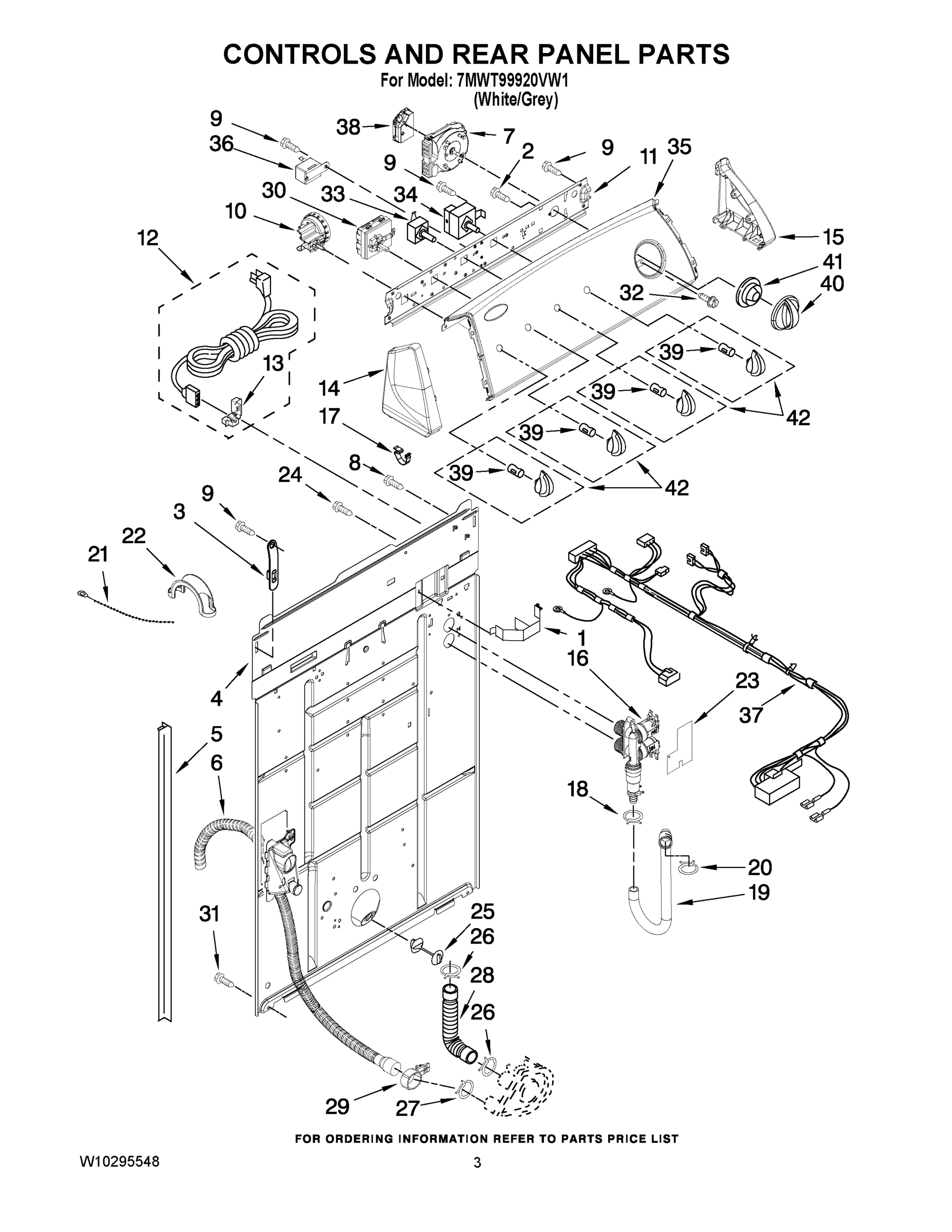 02 - CONTROLS AND REAR PANEL PARTS