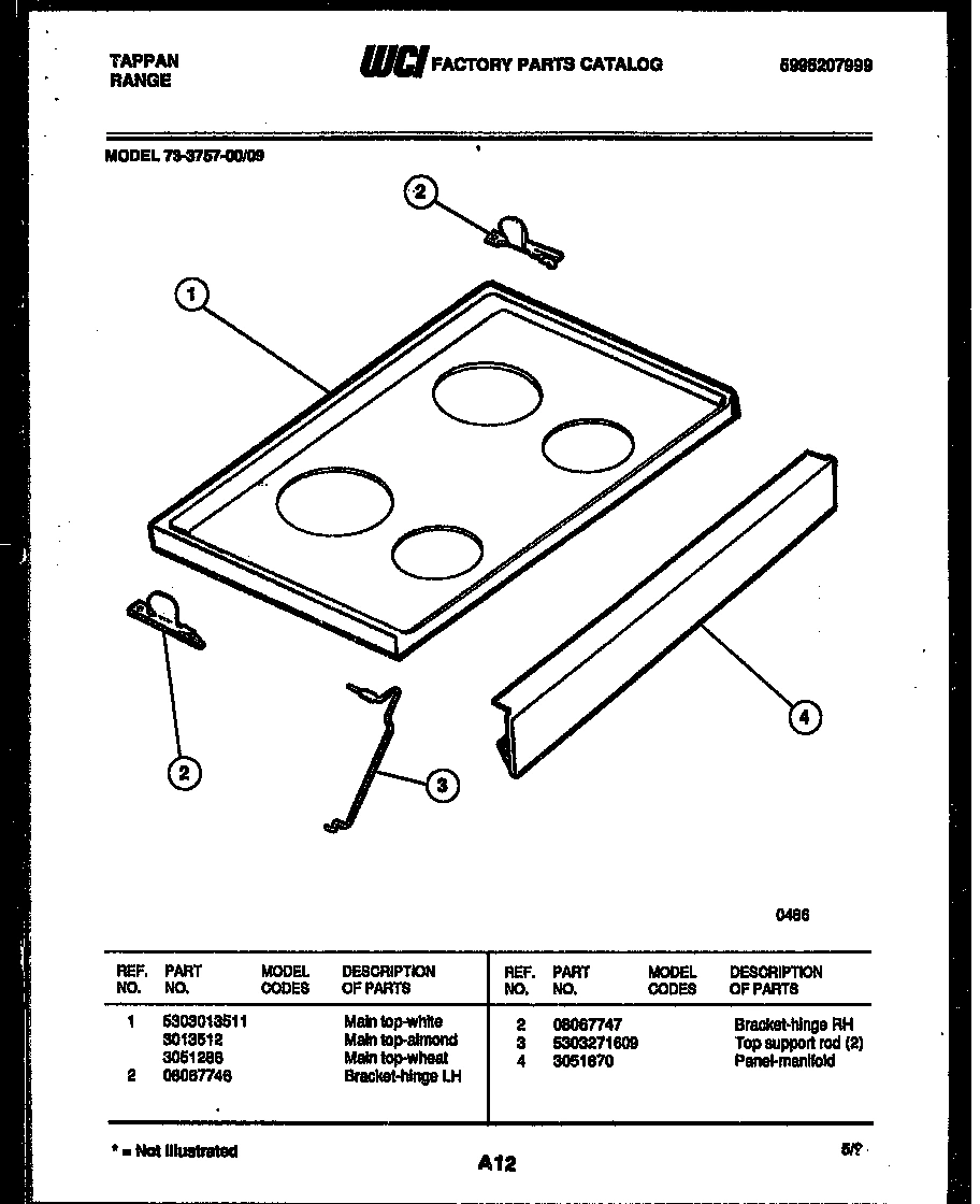 04 - COOKTOP PARTS
