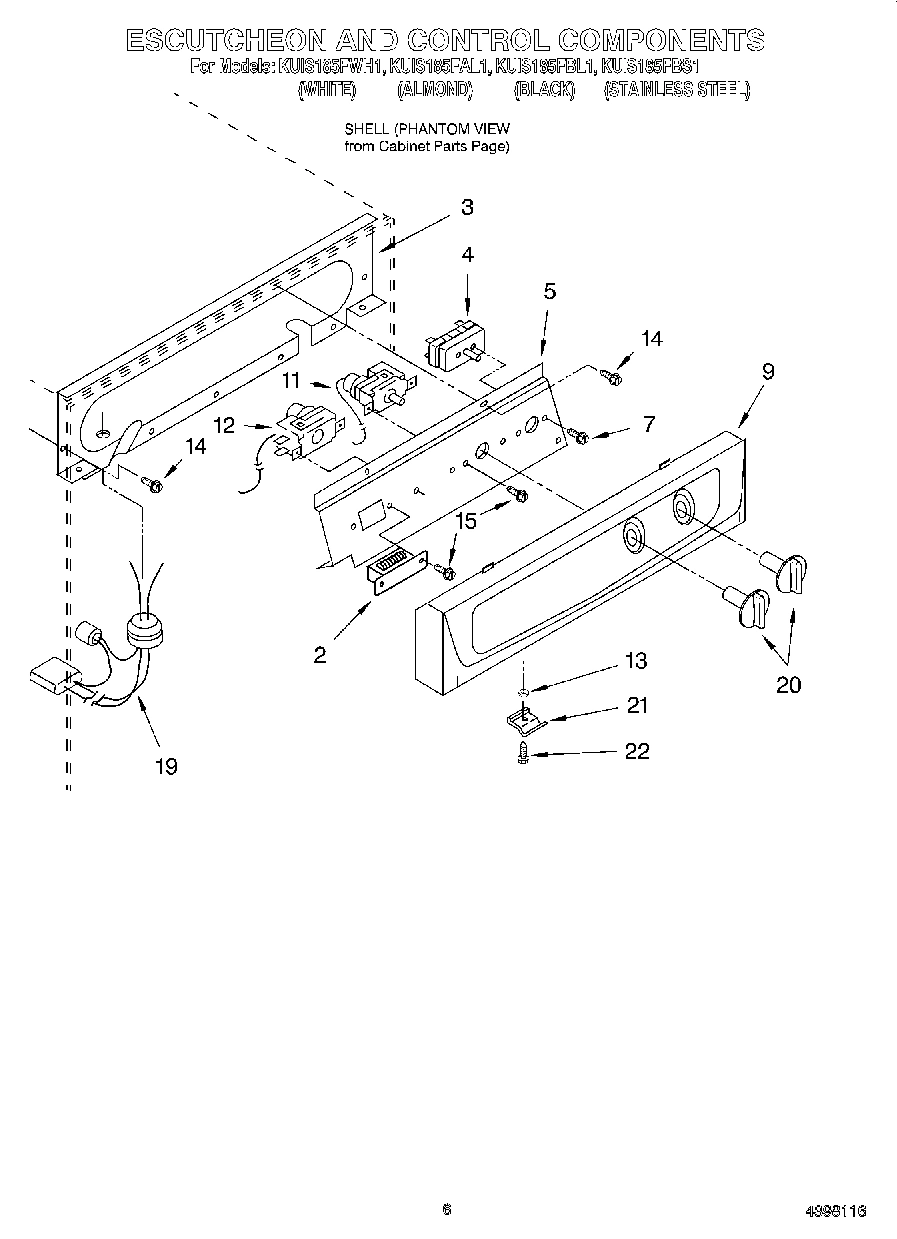 04 - ESCUTCHEON AND CONTROL
