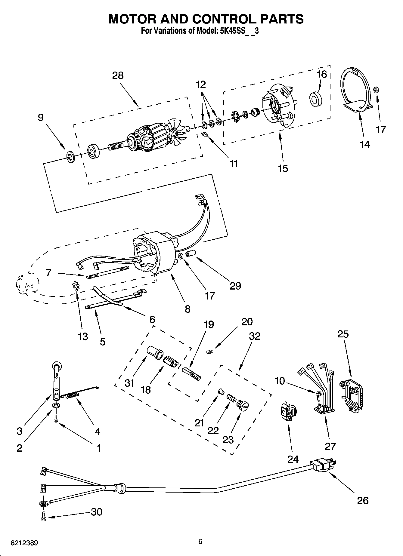 04 - MOTOR AND CONTROL PARTS, OPTIONAL PARTS