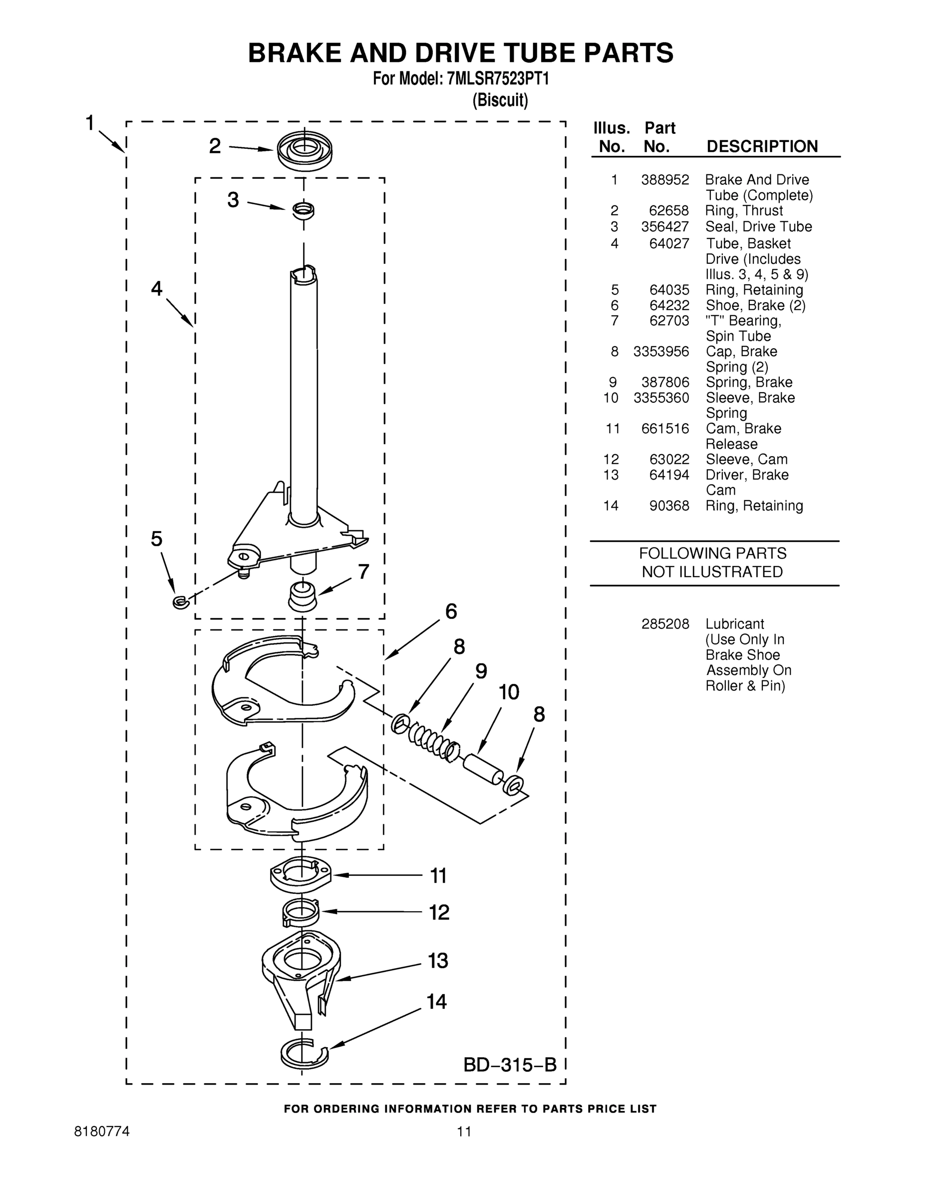 07 - BRAKE AND DRIVE TUBE PARTS