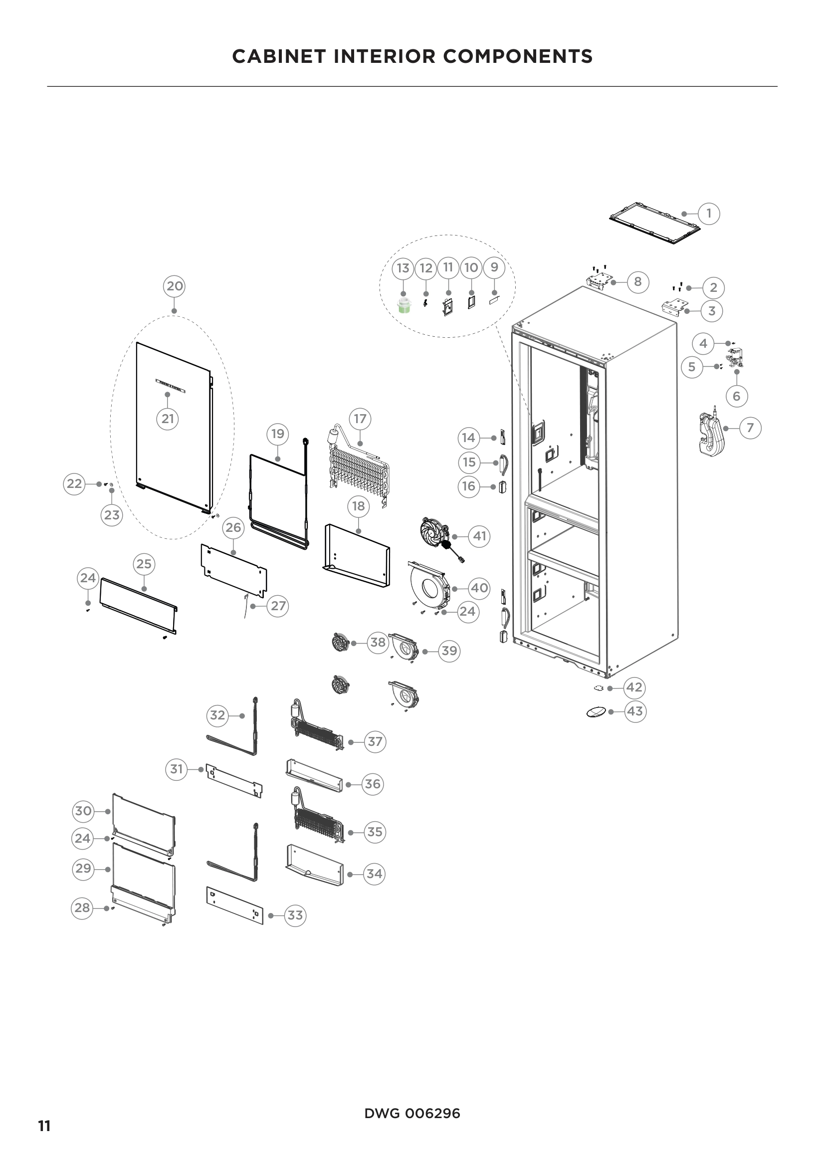 CABINET INTERIOR COMPONENTS