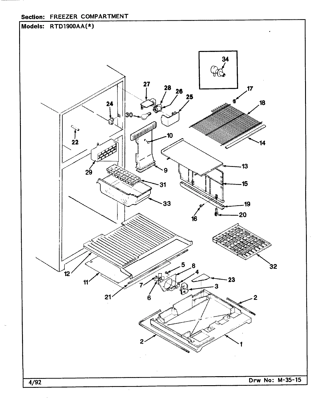 01 - FREEZER COMPARTMENT