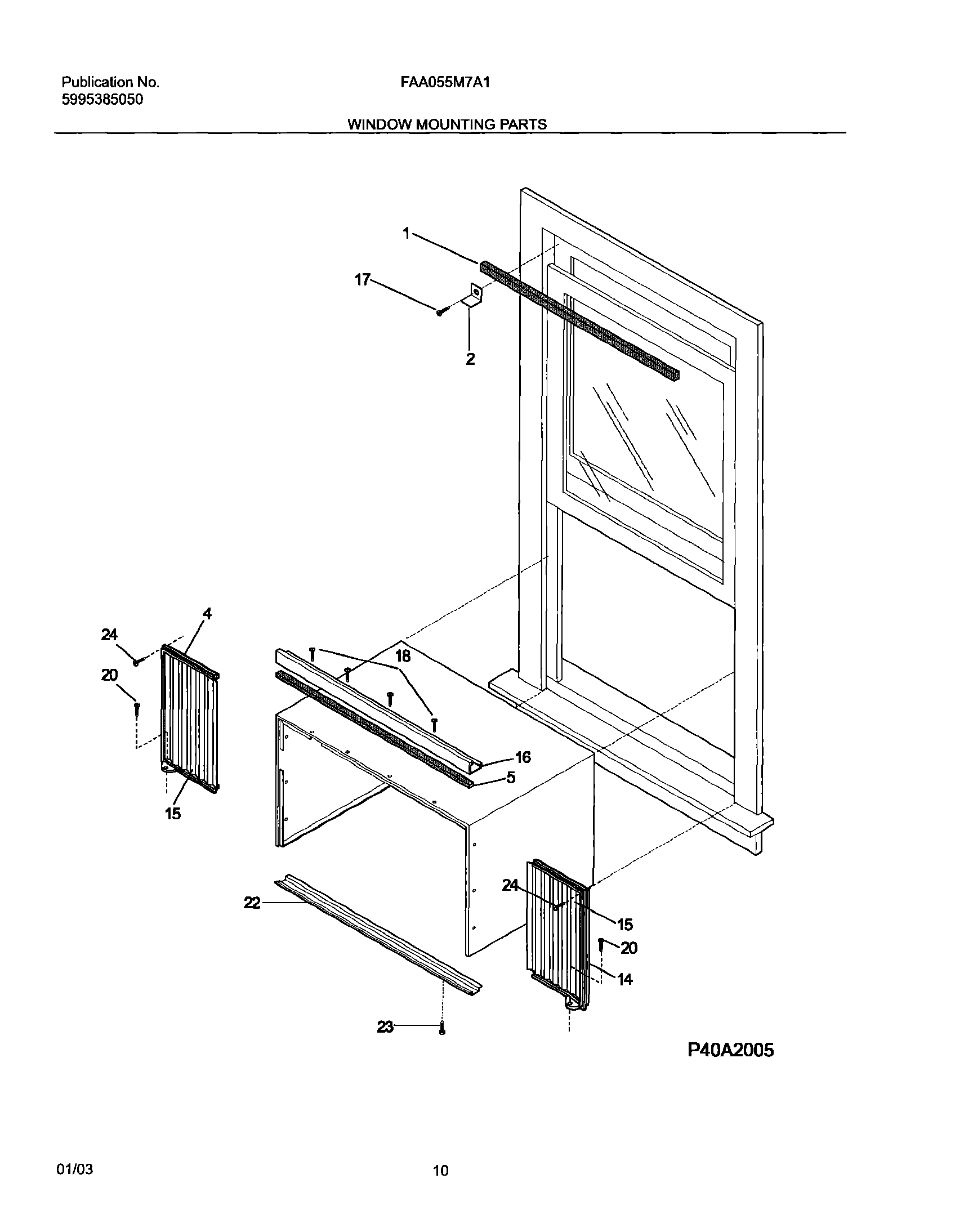 11 - WINDOW MOUNTING PARTS