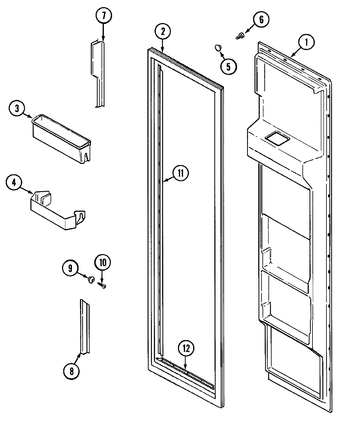 02 - FREEZER INNER DOOR