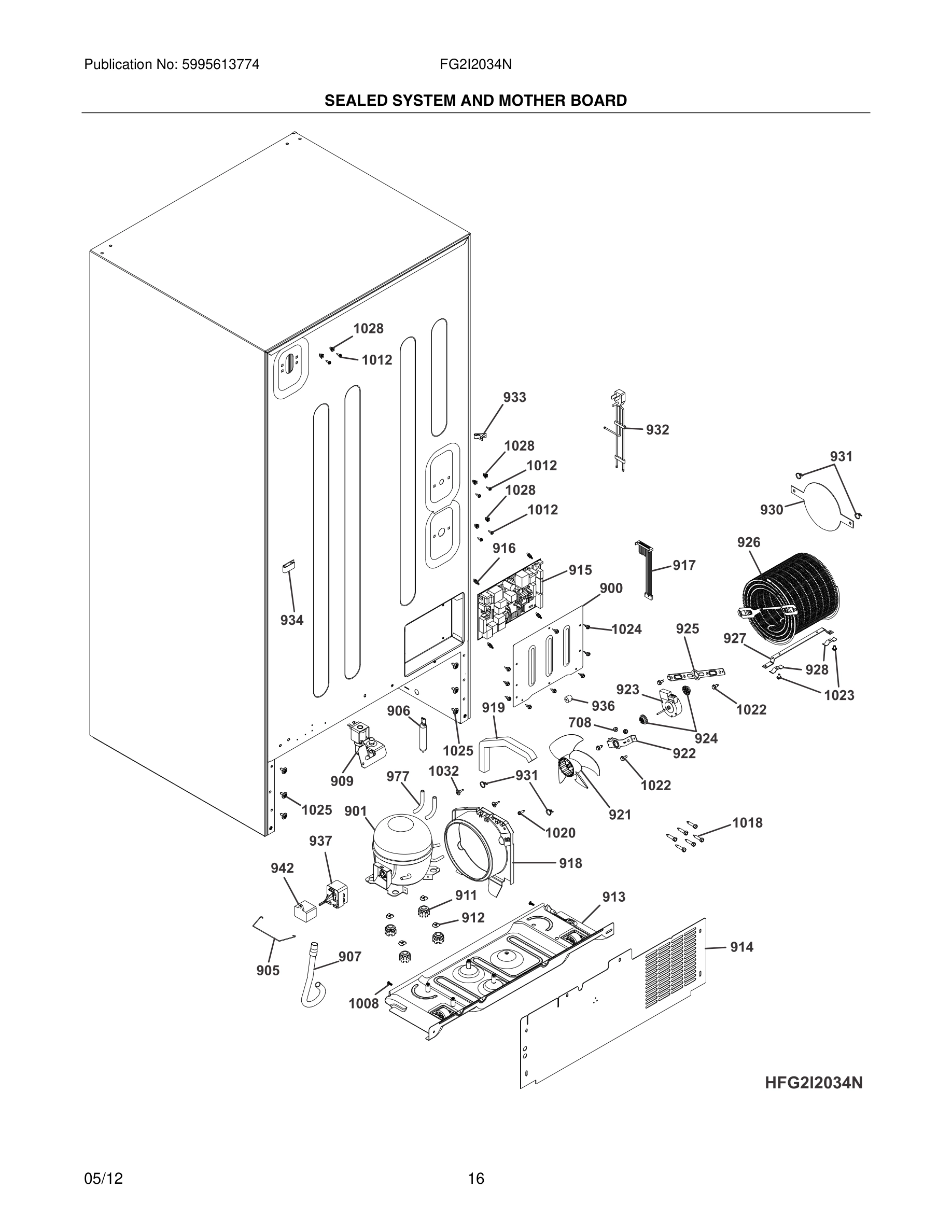17 - SEALED SYSTEM AND MOTHER BOARD