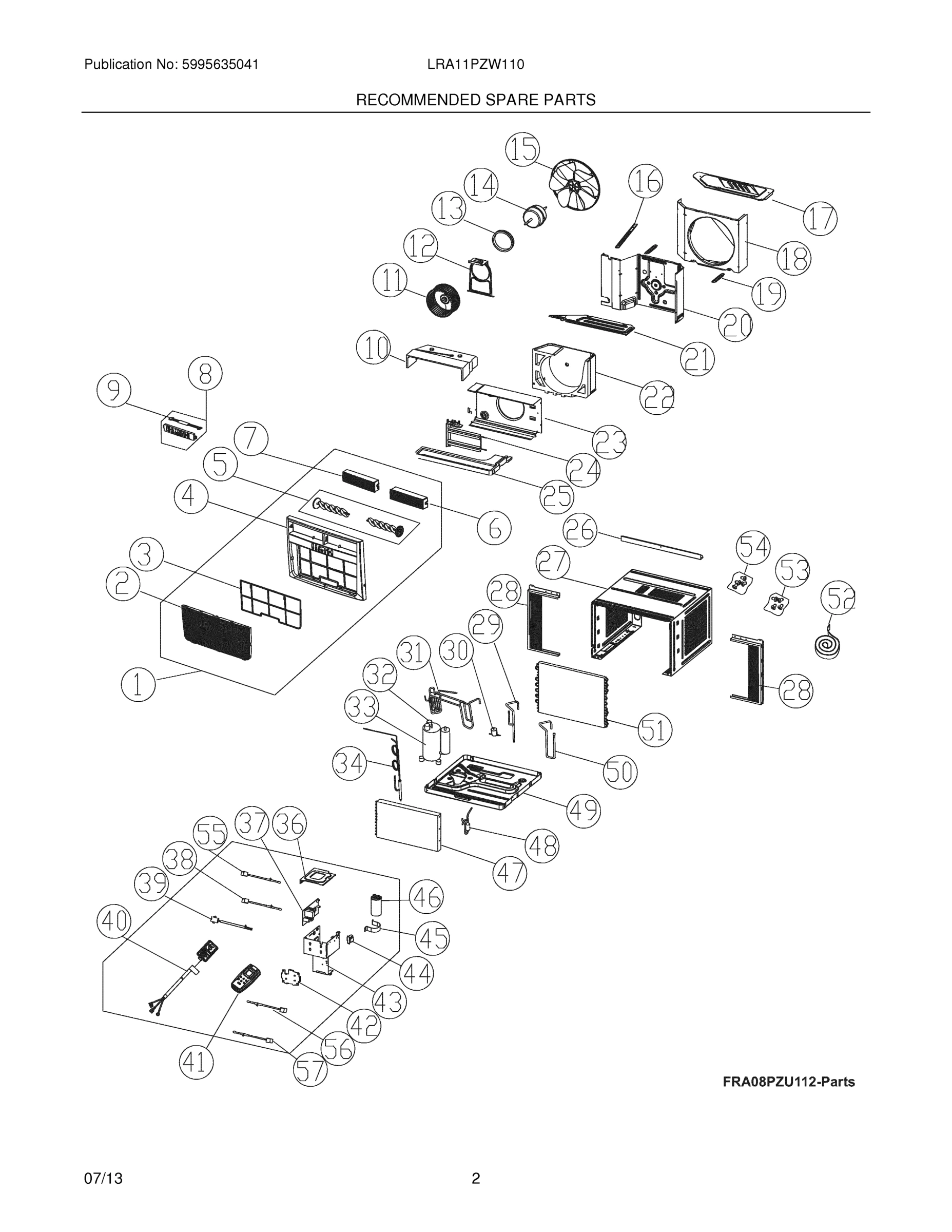 03 - RECOMMENDED SPARE PARTS
