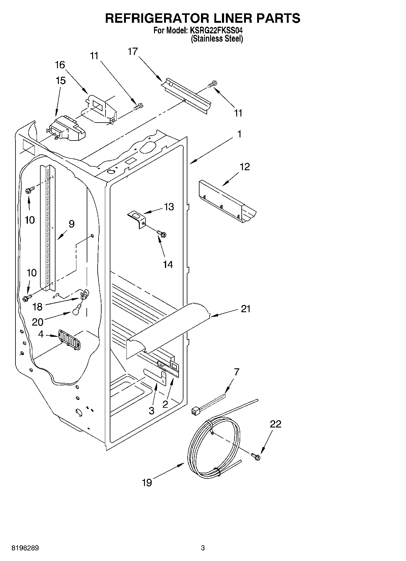 02 - REFRIGERATOR LINER