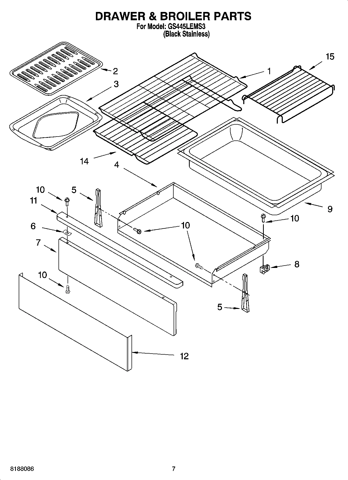 05 - DRAWER & BROILER PARTS