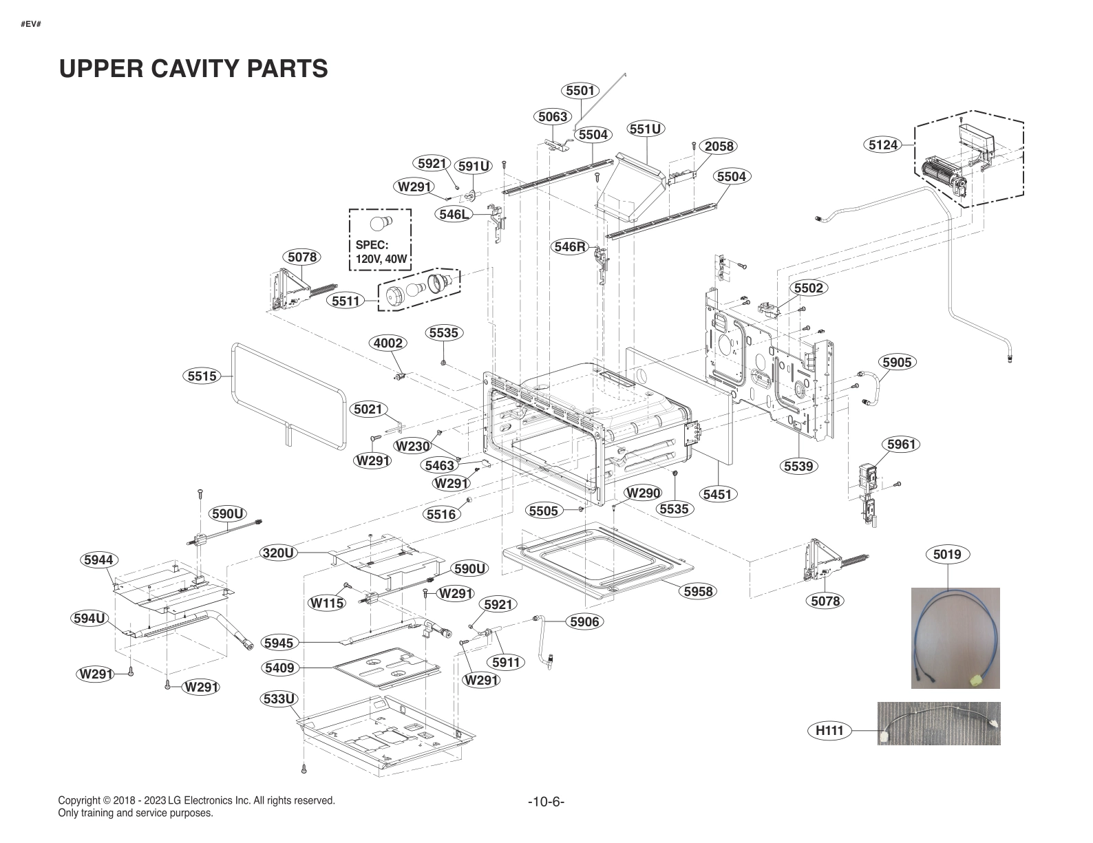 UPPER CAVITY PARTS
