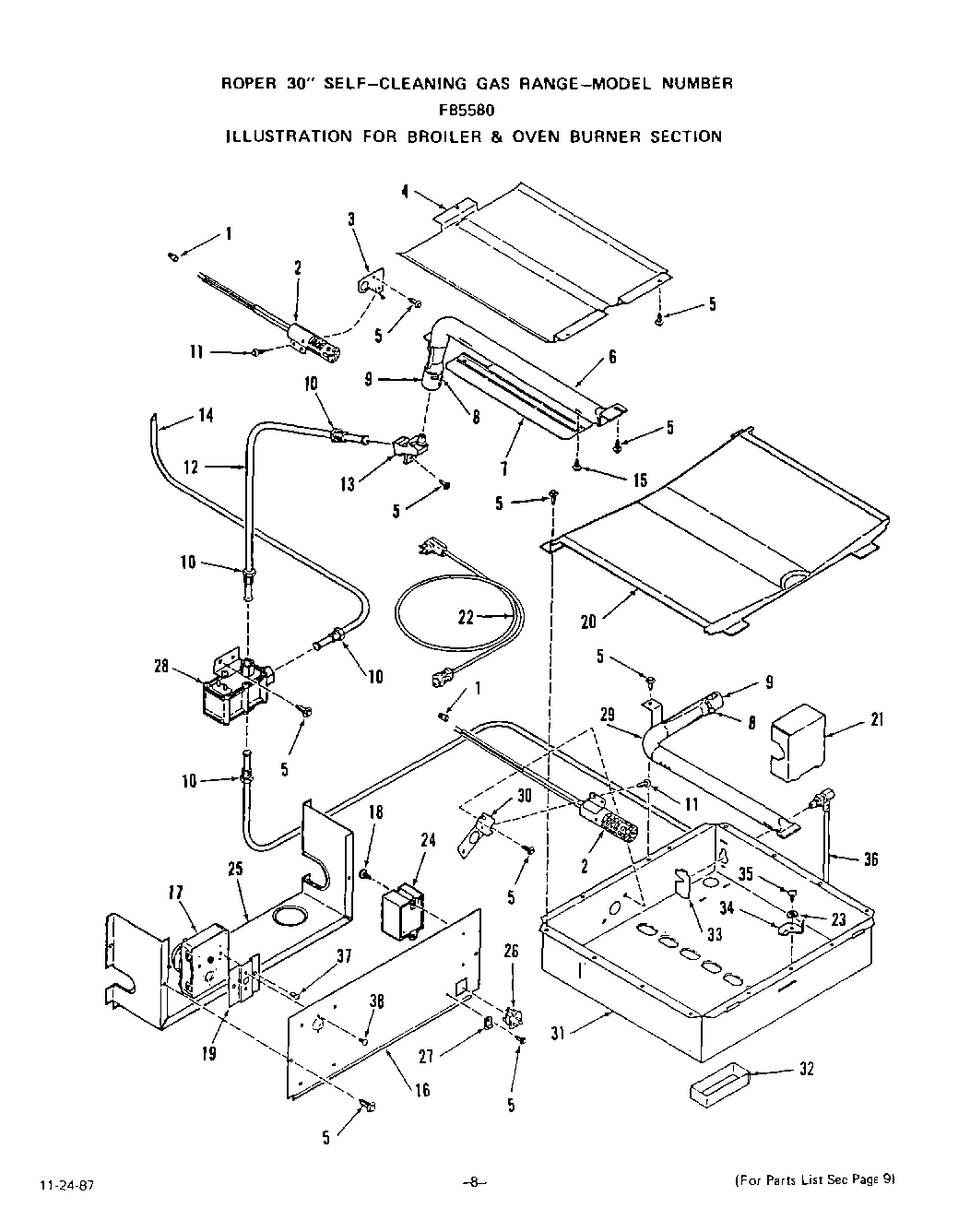 07 - BROILER AND OVEN BURNER