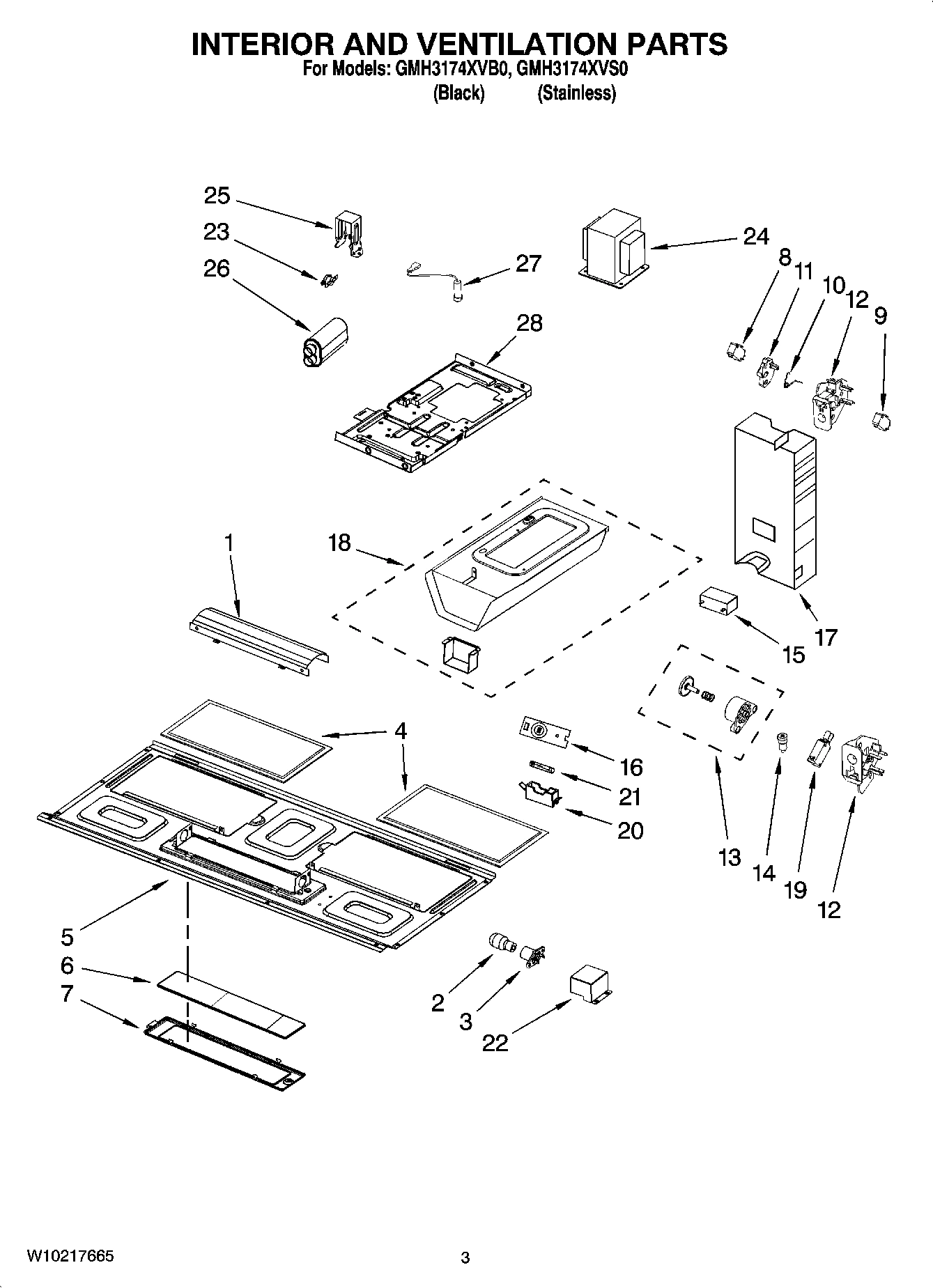 03 - INTERIOR AND VENTILATION PARTS