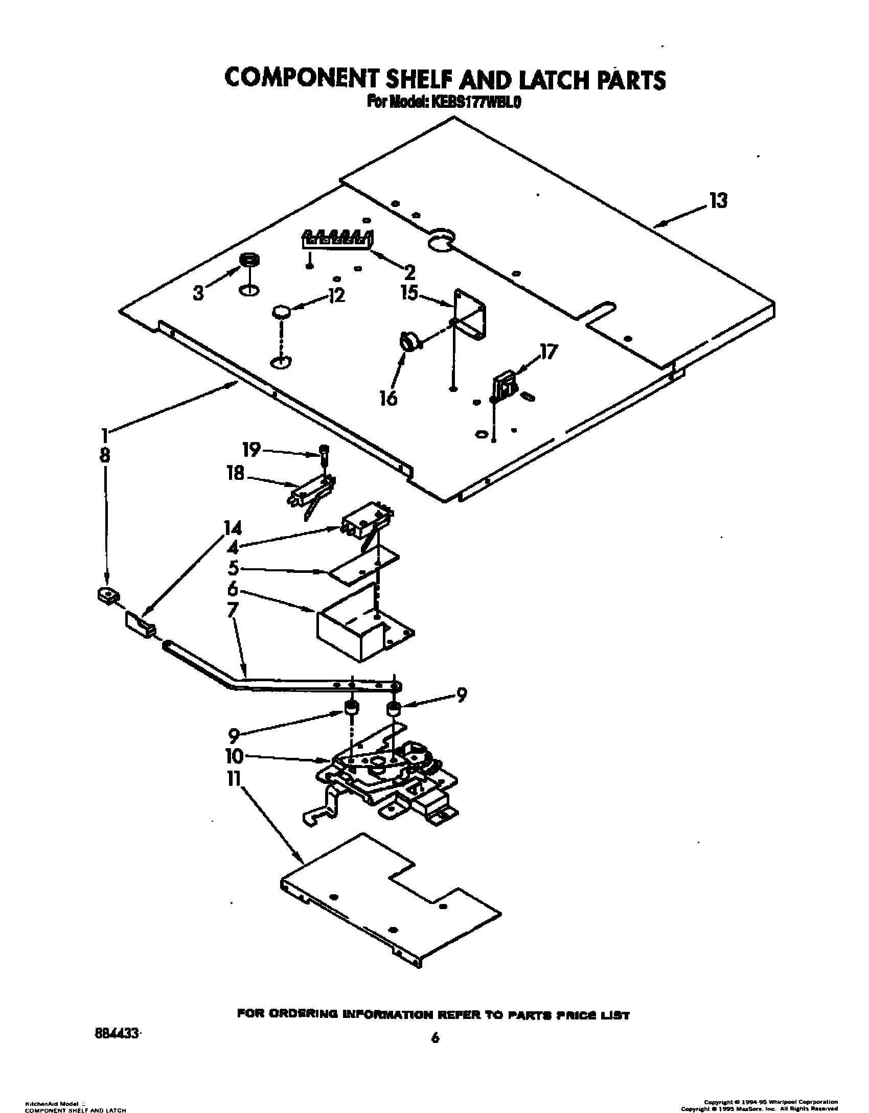 04 - COMPONENT SHELF AND LATCH