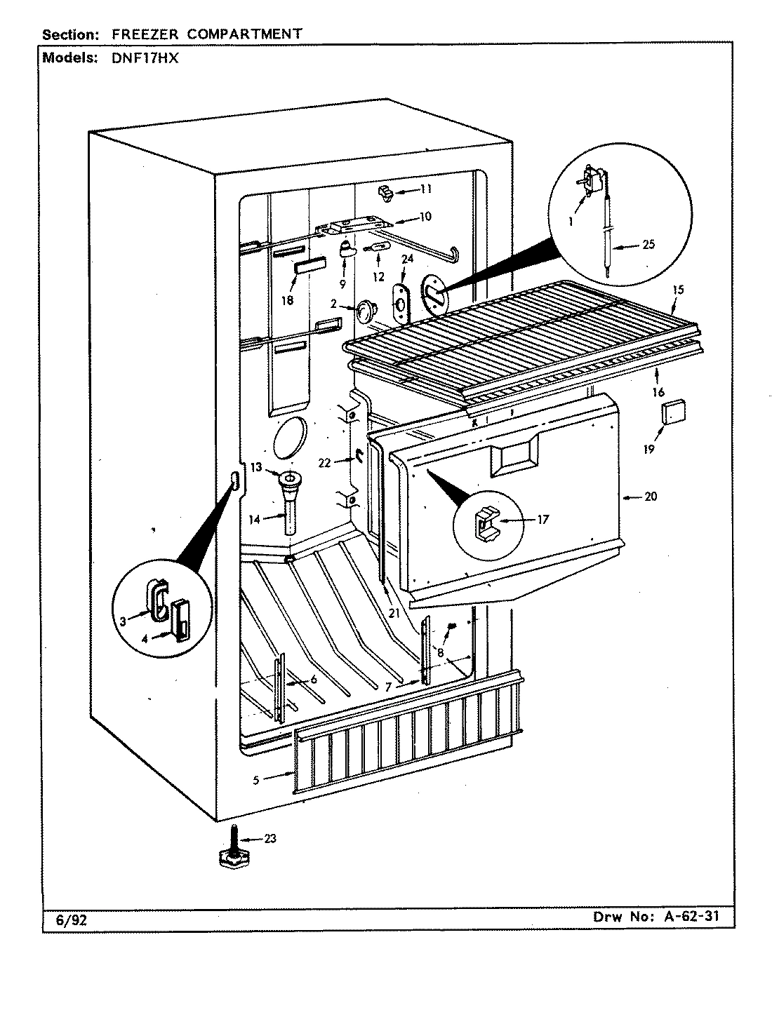 01 - FREEZER COMPARTMENT