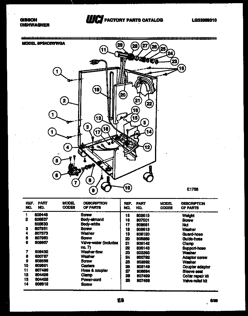 09 - CABINET PARTS