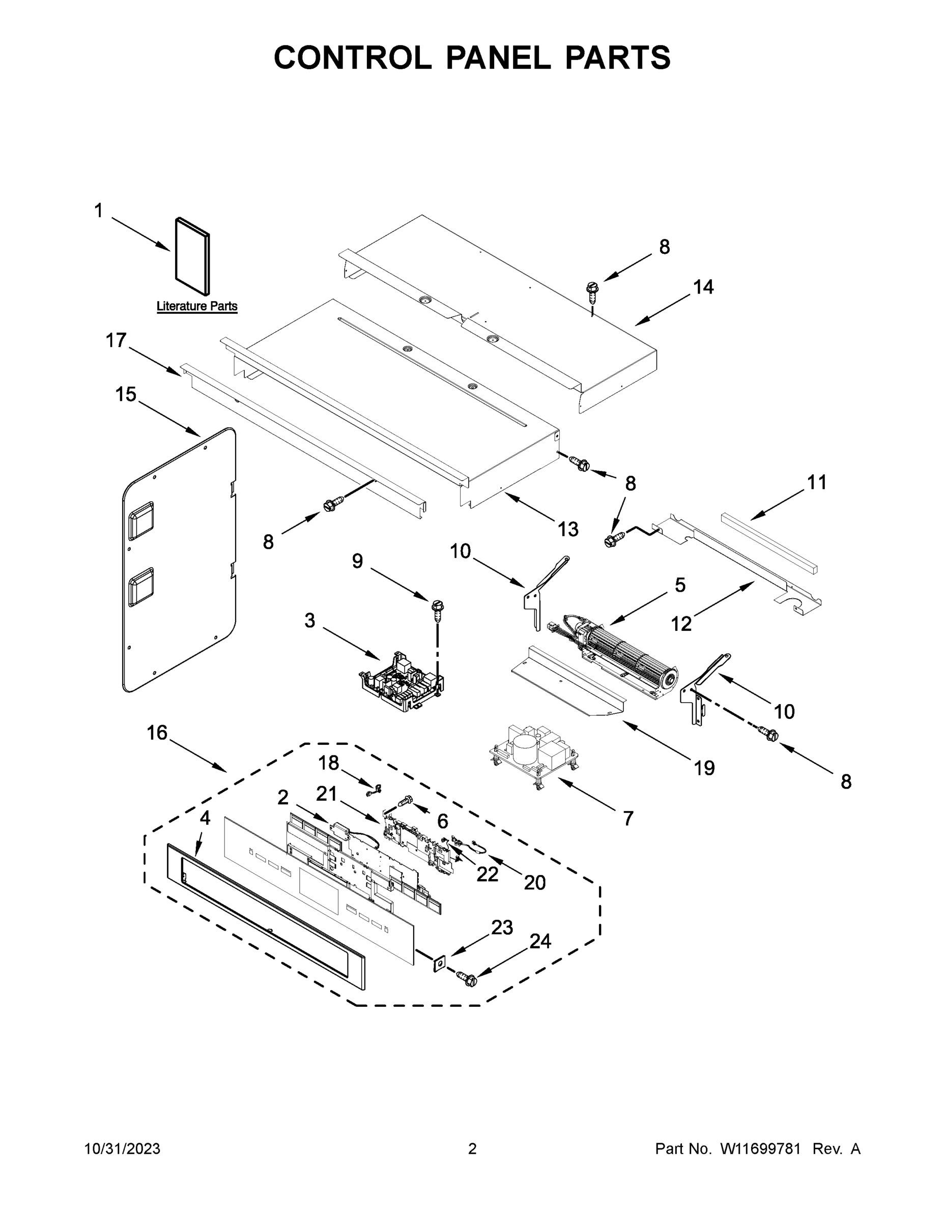 02 - CONTROL PANEL PARTS