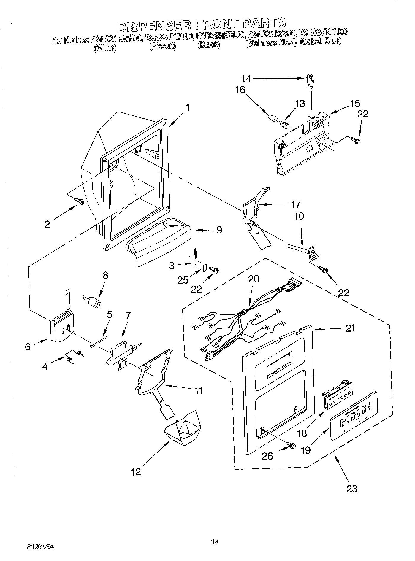 08 - DISPENSER FRONT