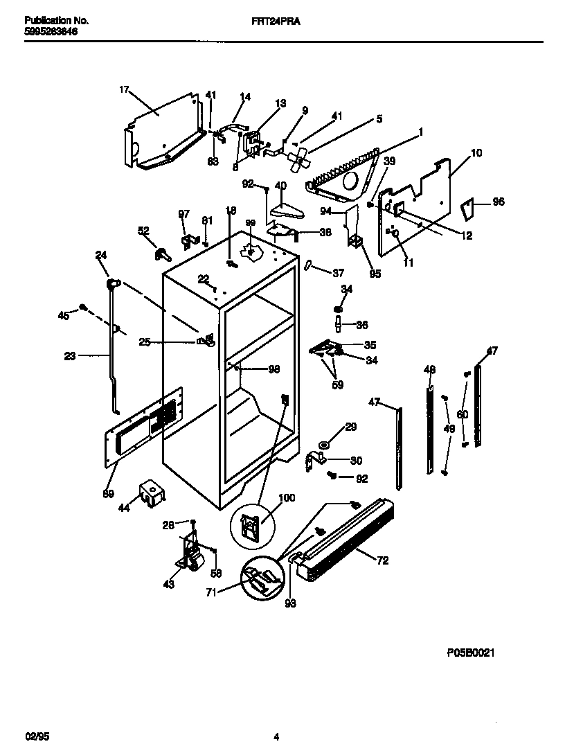 03 - CABINET W/ FAN ASSEMBLY