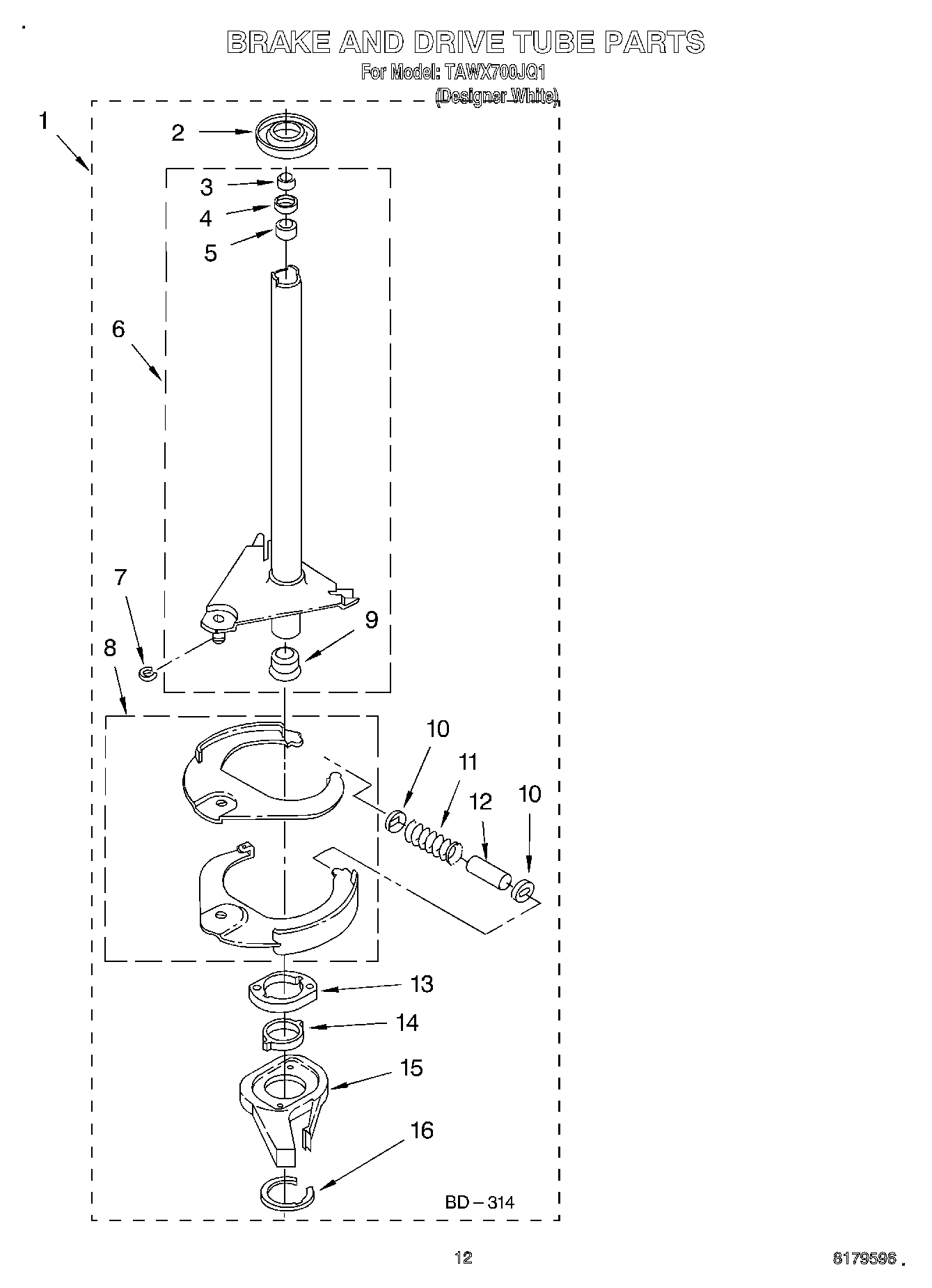 08 - BRAKE AND DRIVE TUBE