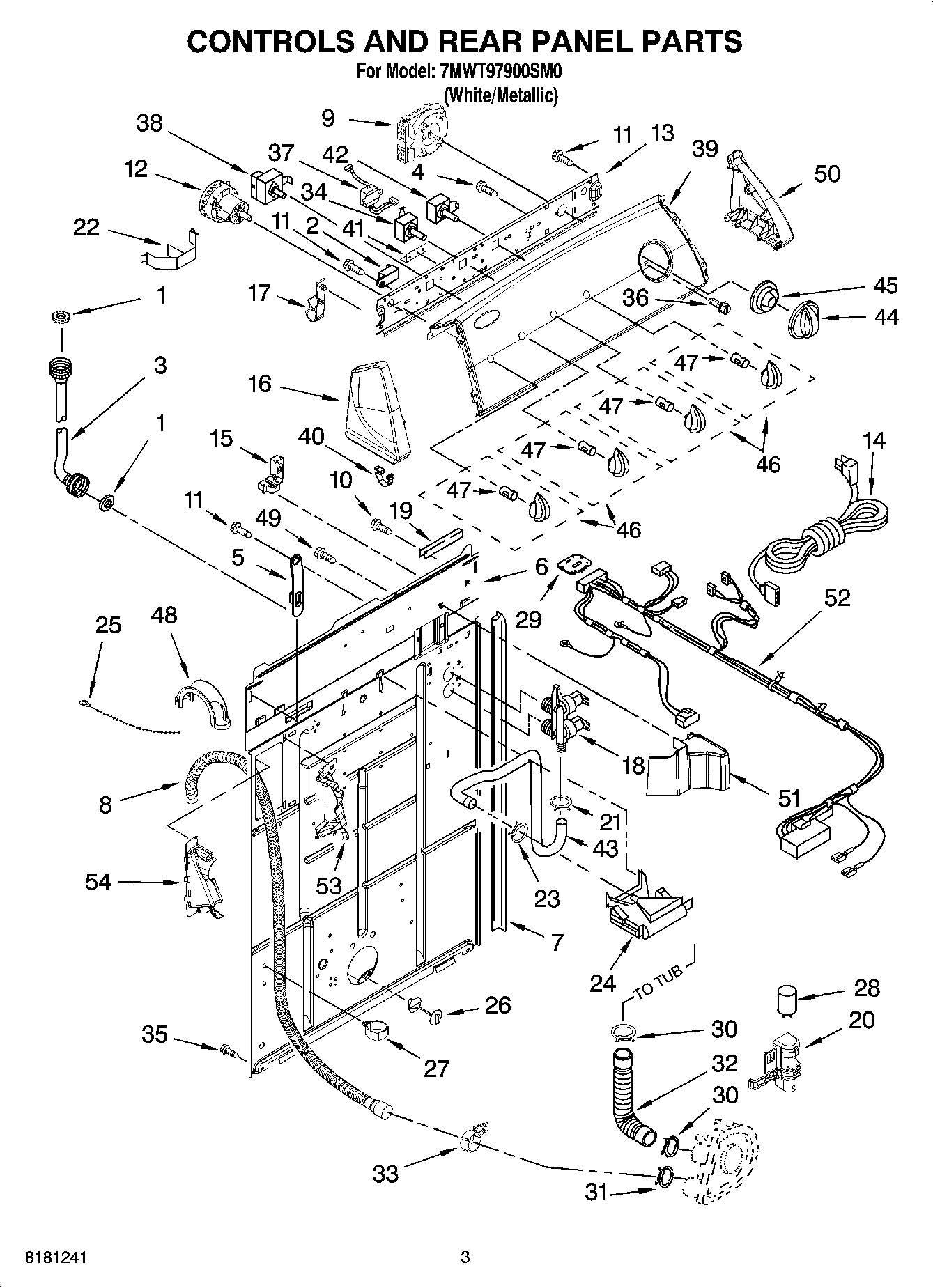 02 - CONTROLS AND REAR PANEL PARTS
