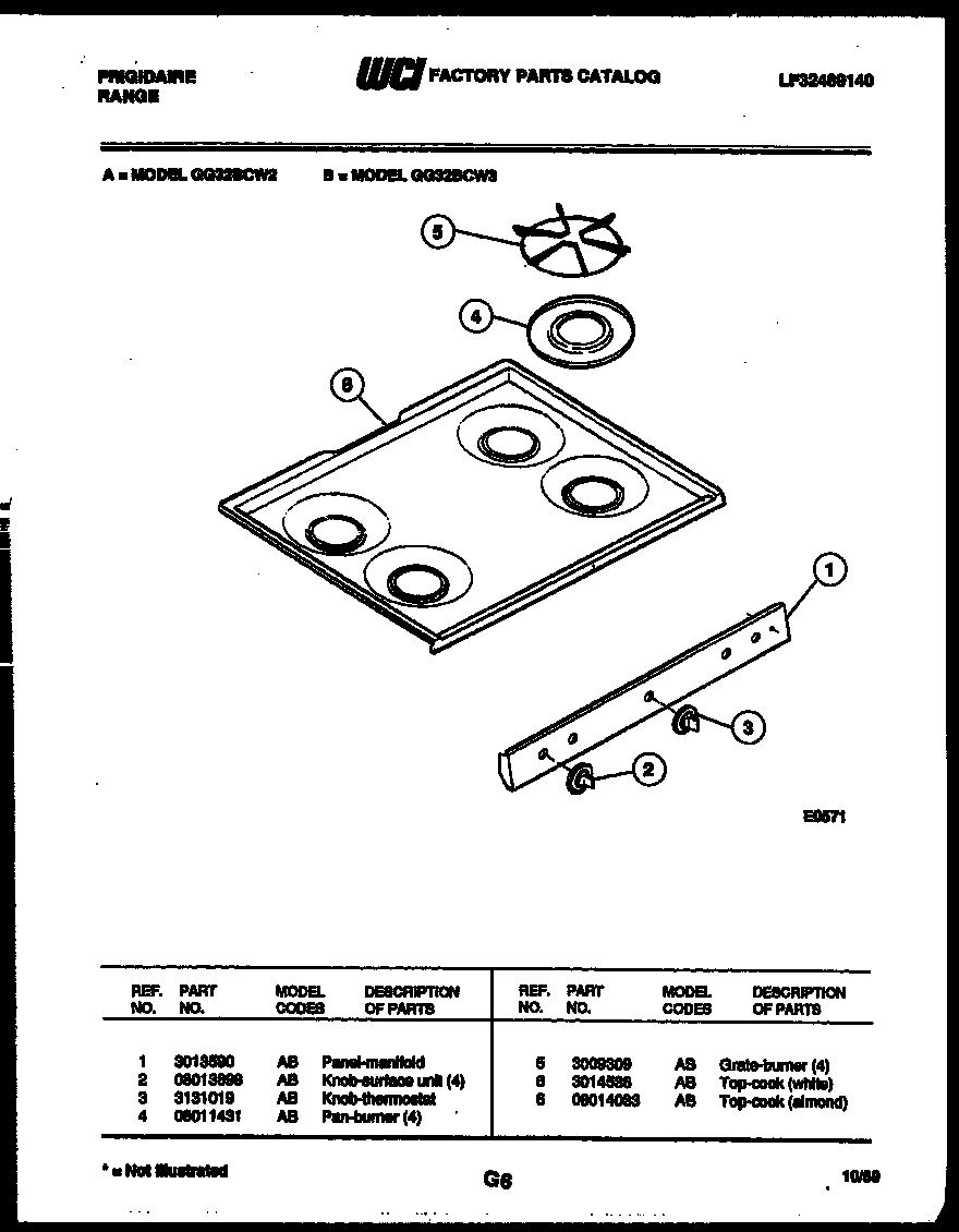 03 - COOKTOP PARTS