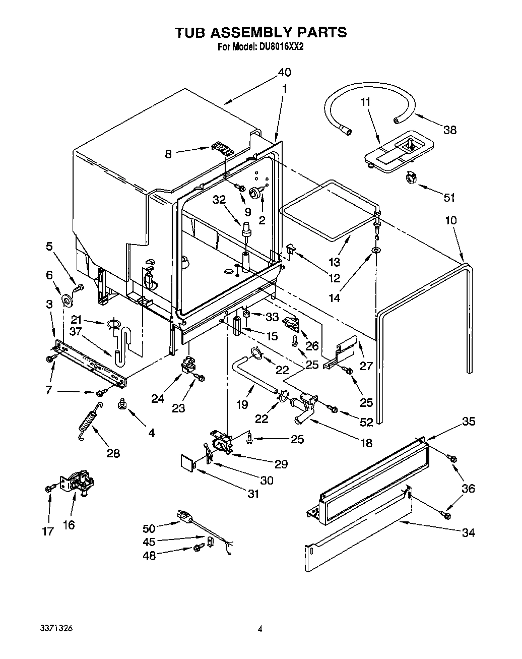 04 - TUB ASSEMBLY