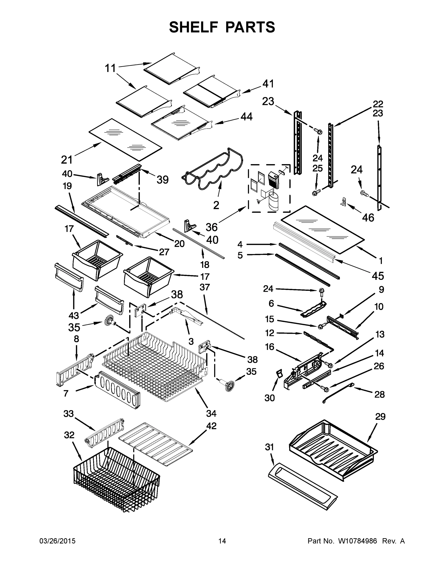 08 - SHELF PARTS