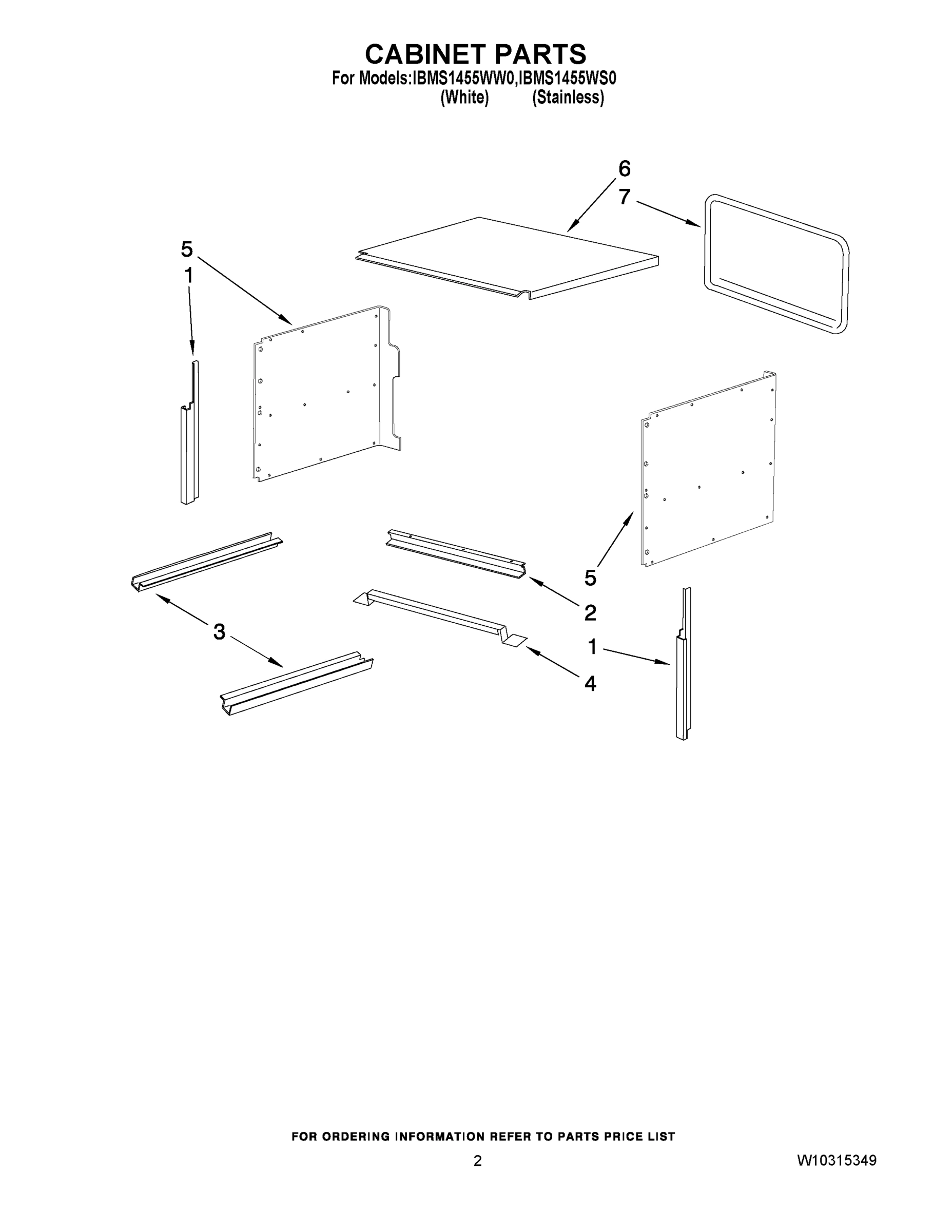 02 - CABINET PARTS