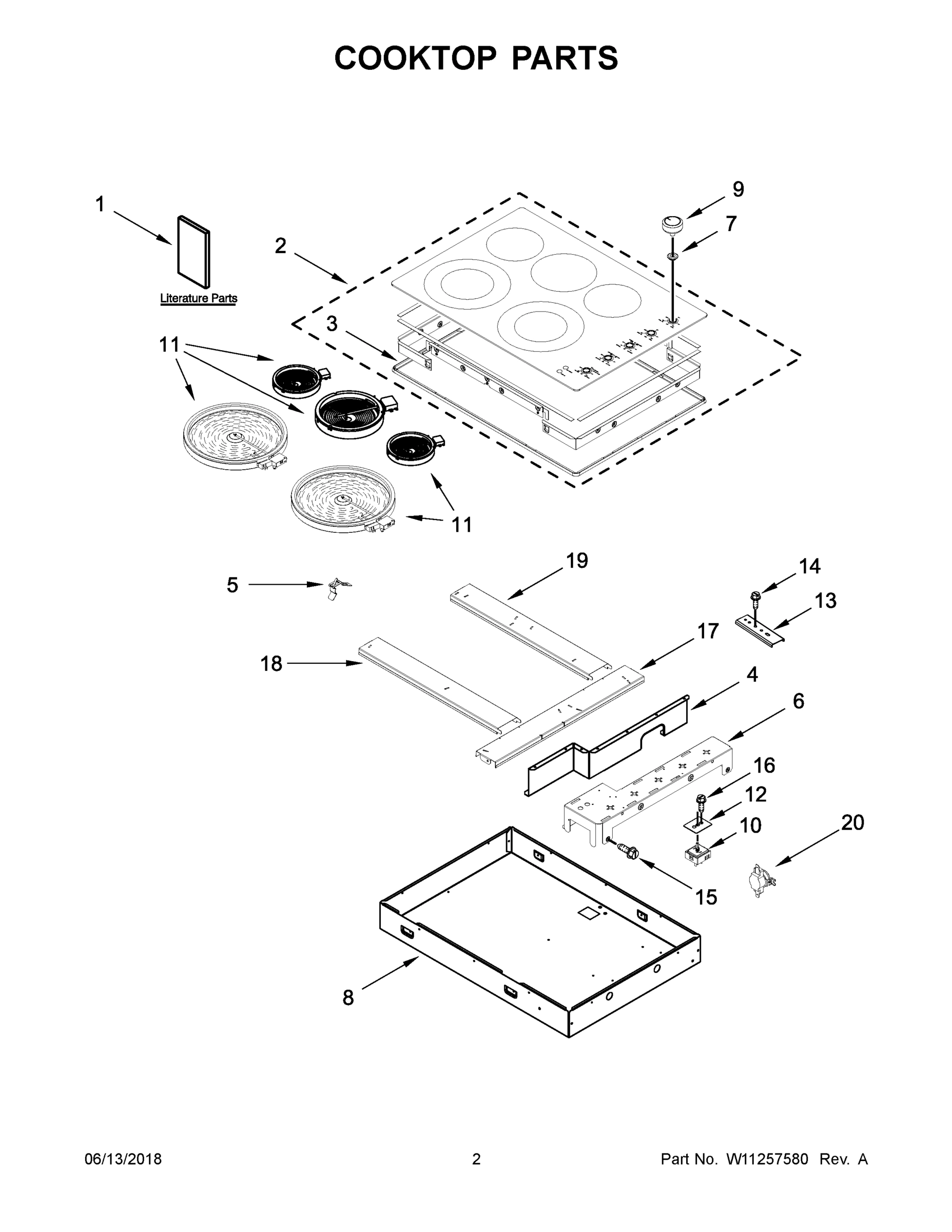 02 - COOKTOP PARTS