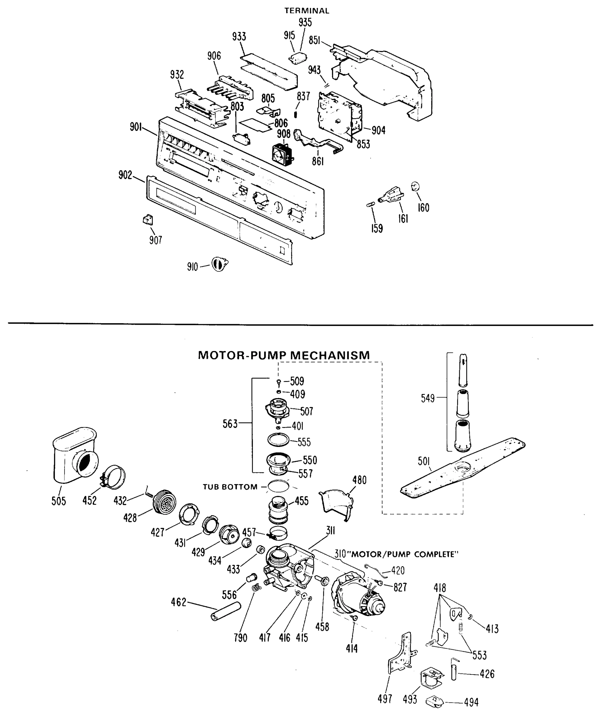 MOTOR-PUMP MECHANISM