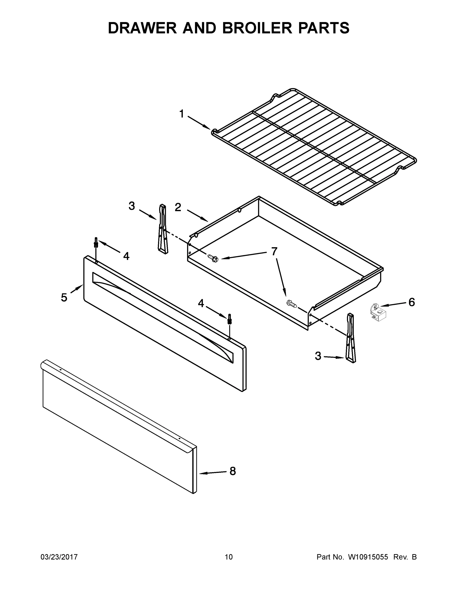 06 - DRAWER AND BROILER PARTS