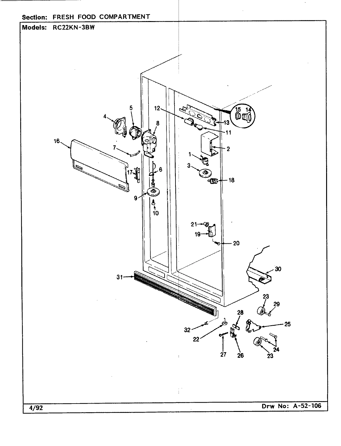 03 - FRESH FOOD COMPARTMENT