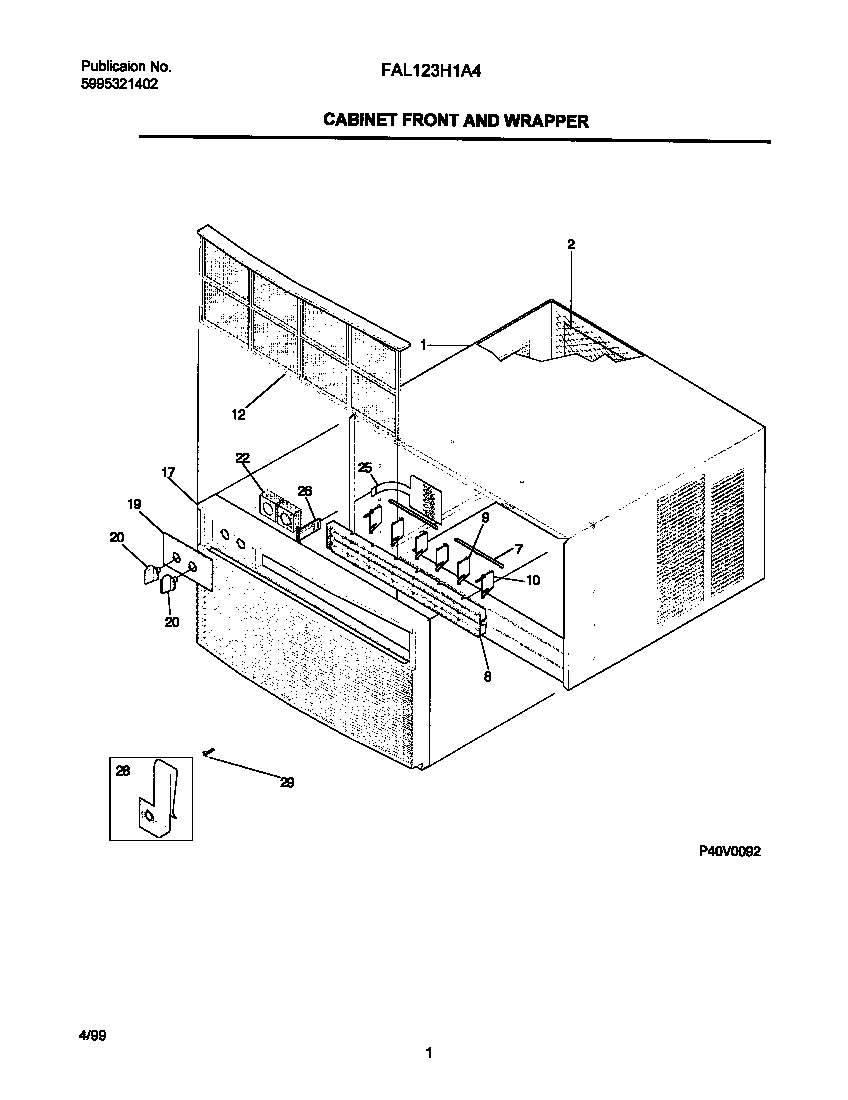02 - CABINET FRONT/WRAPPER