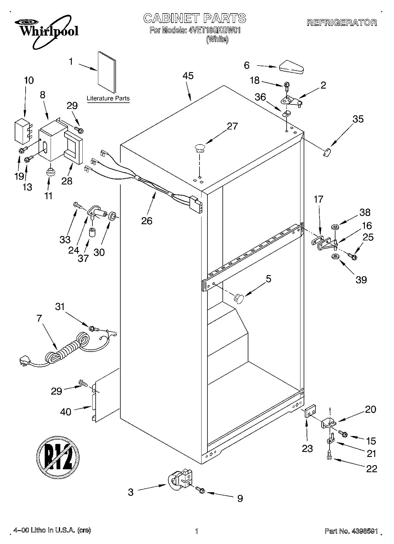 01 - CABINET, LITERATURE