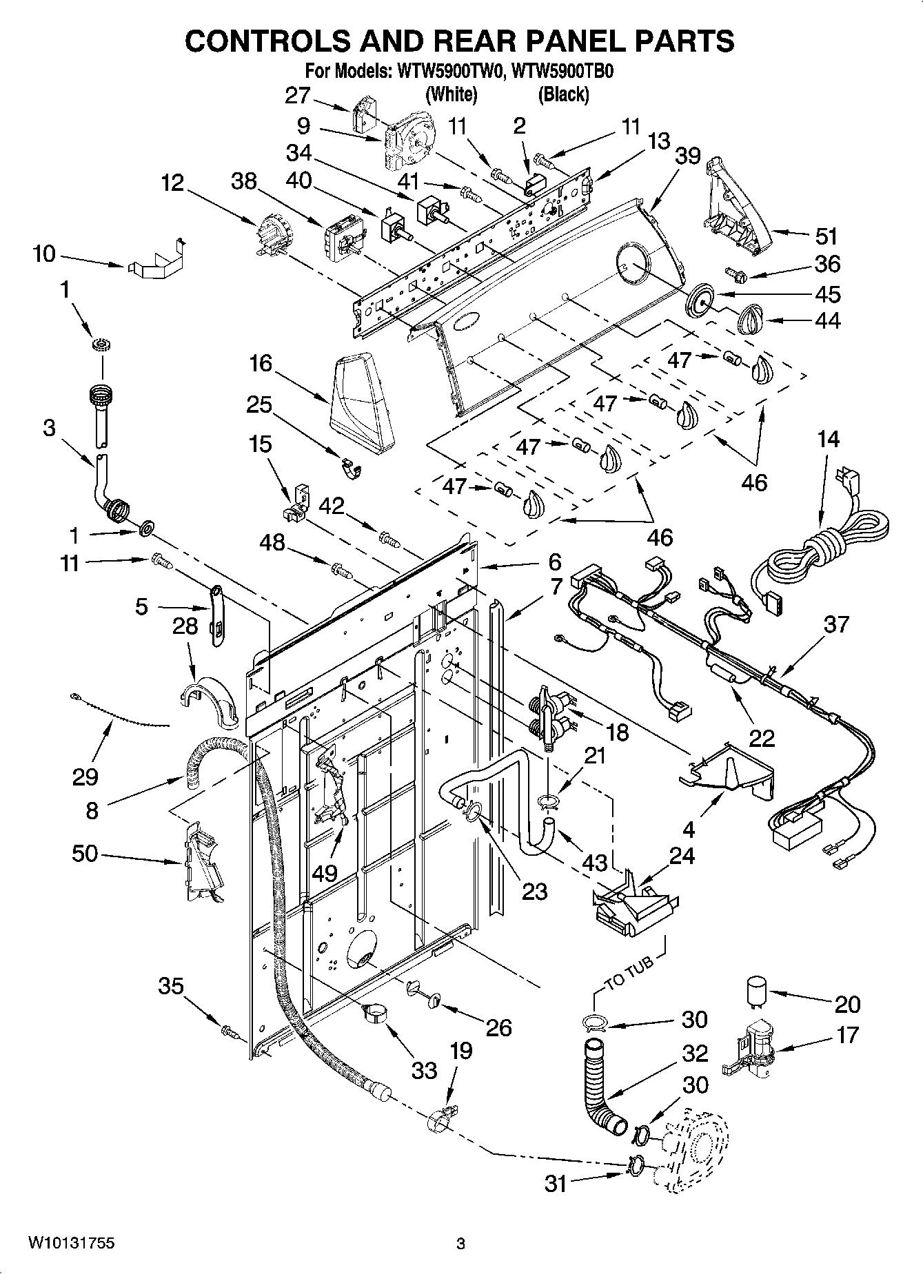 02 - CONTROLS AND REAR PANEL PARTS