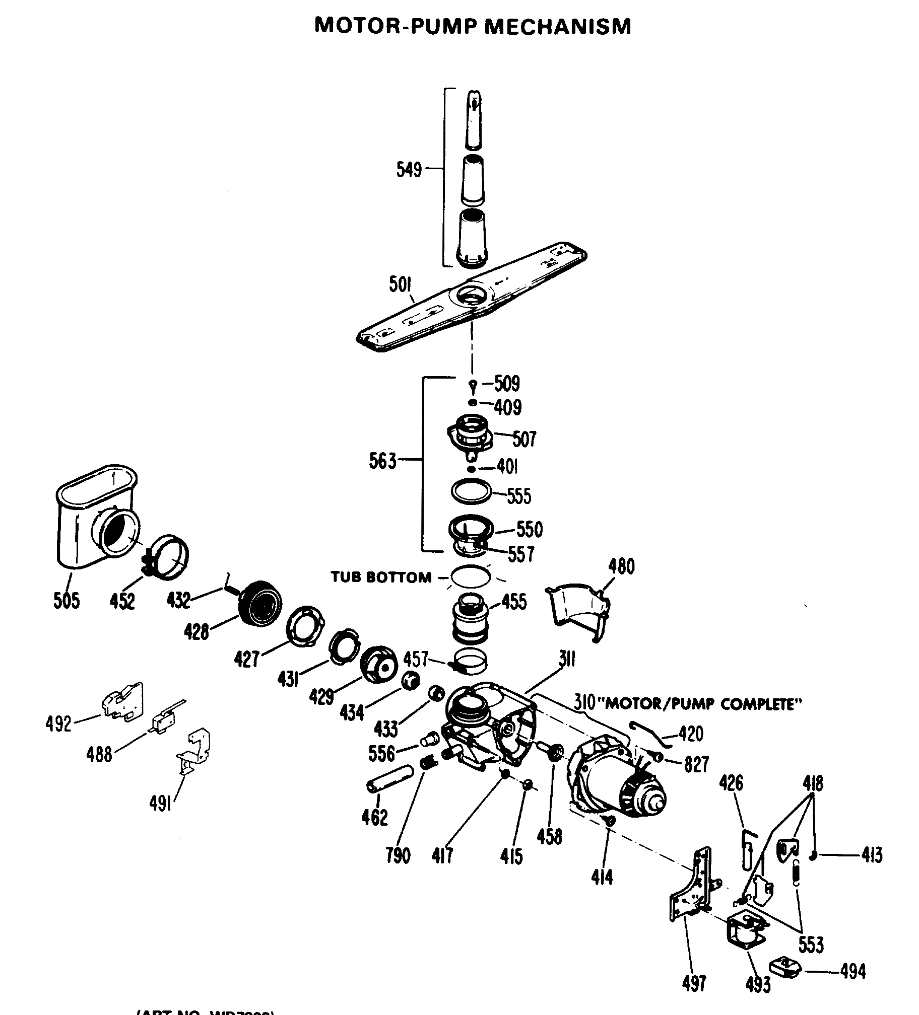 MOTOR-PUMP MECHANISM