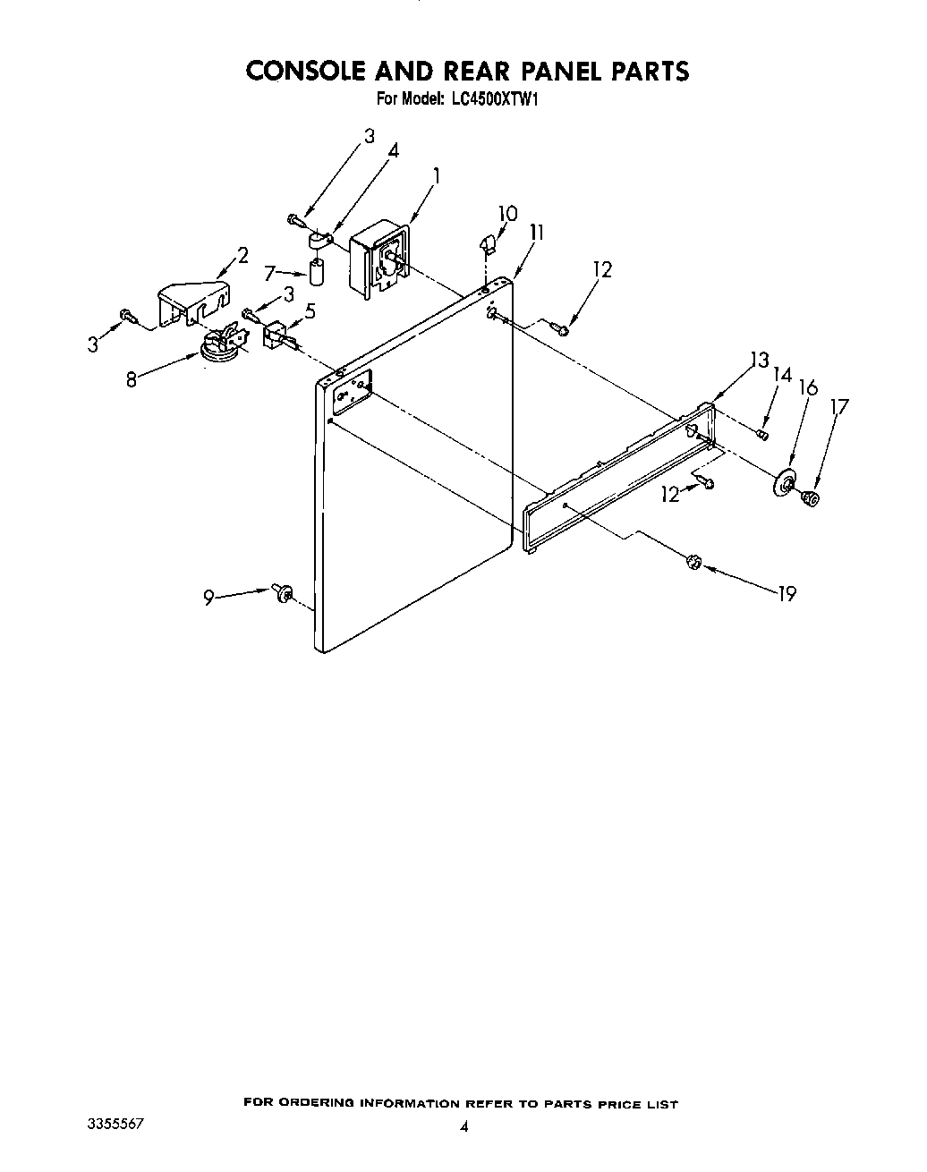 03 - CONSOLE AND REAR PANEL