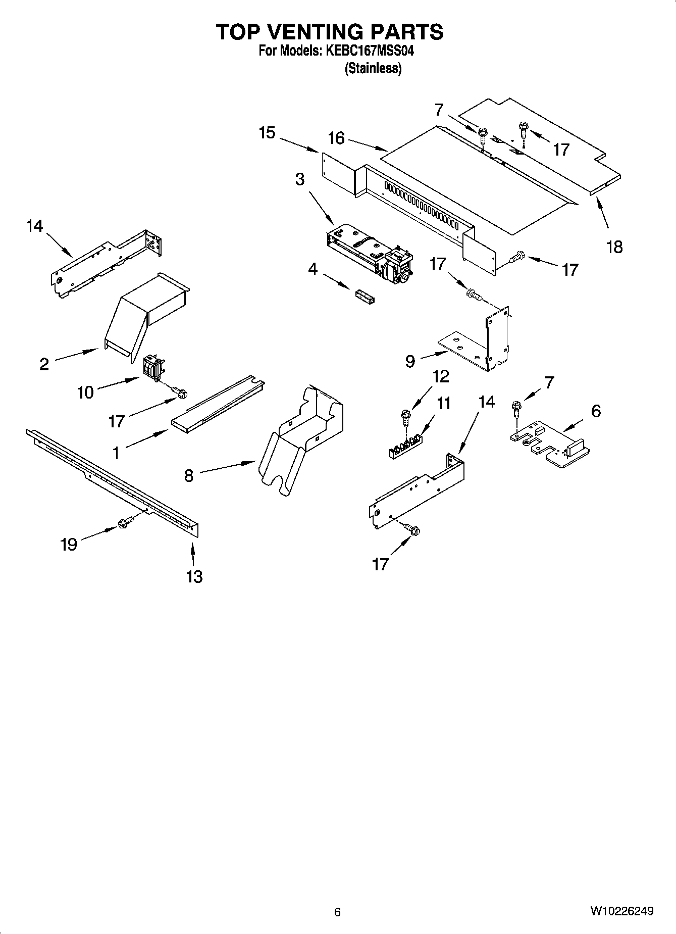 05 - TOP VENTING PARTS, OPTIONAL PARTS