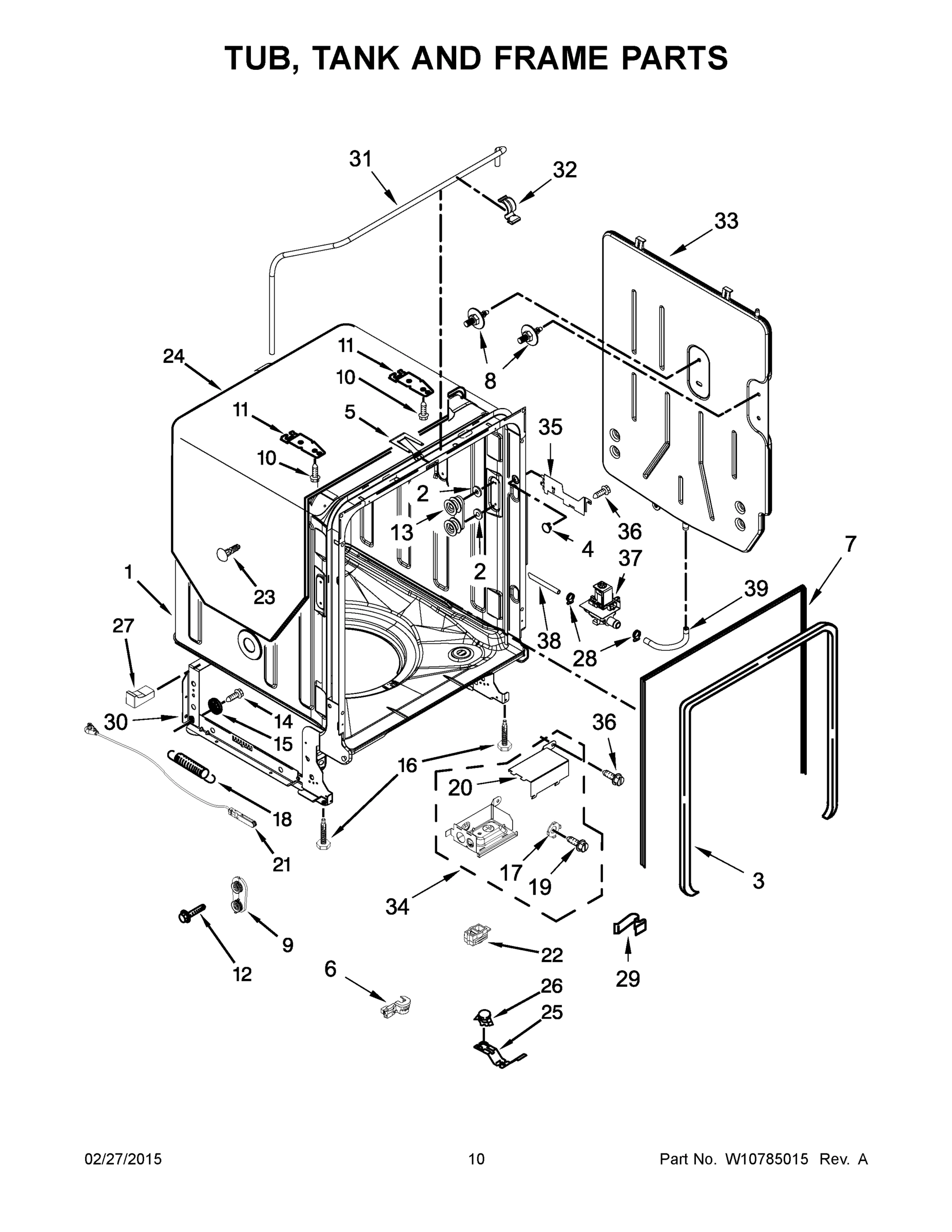 06 - TUB, TANK AND FRAME PARTS
