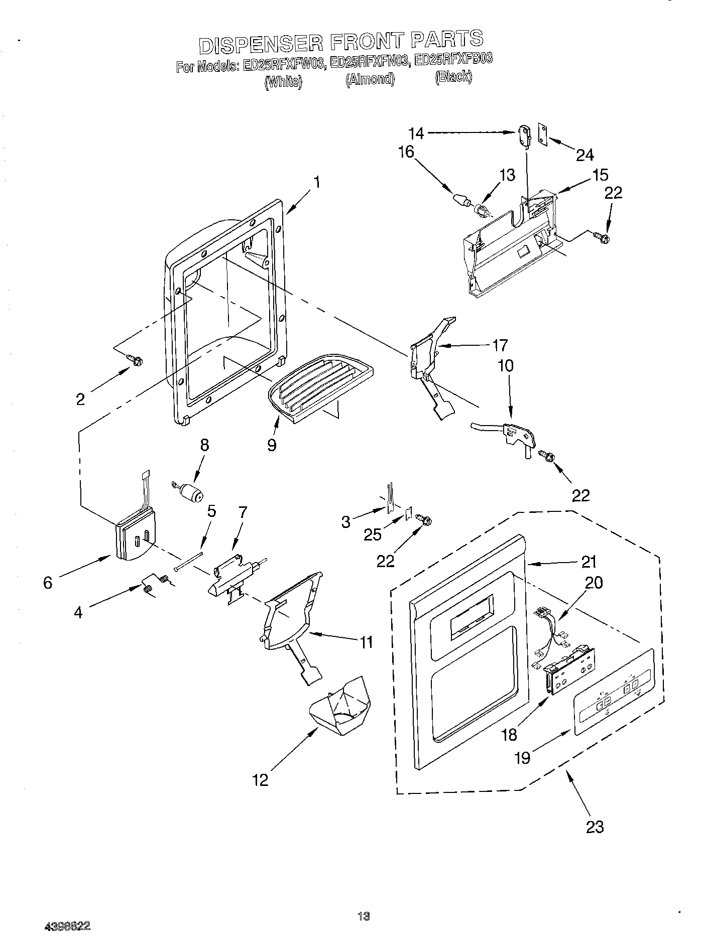 08 - DISPENSER FRONT