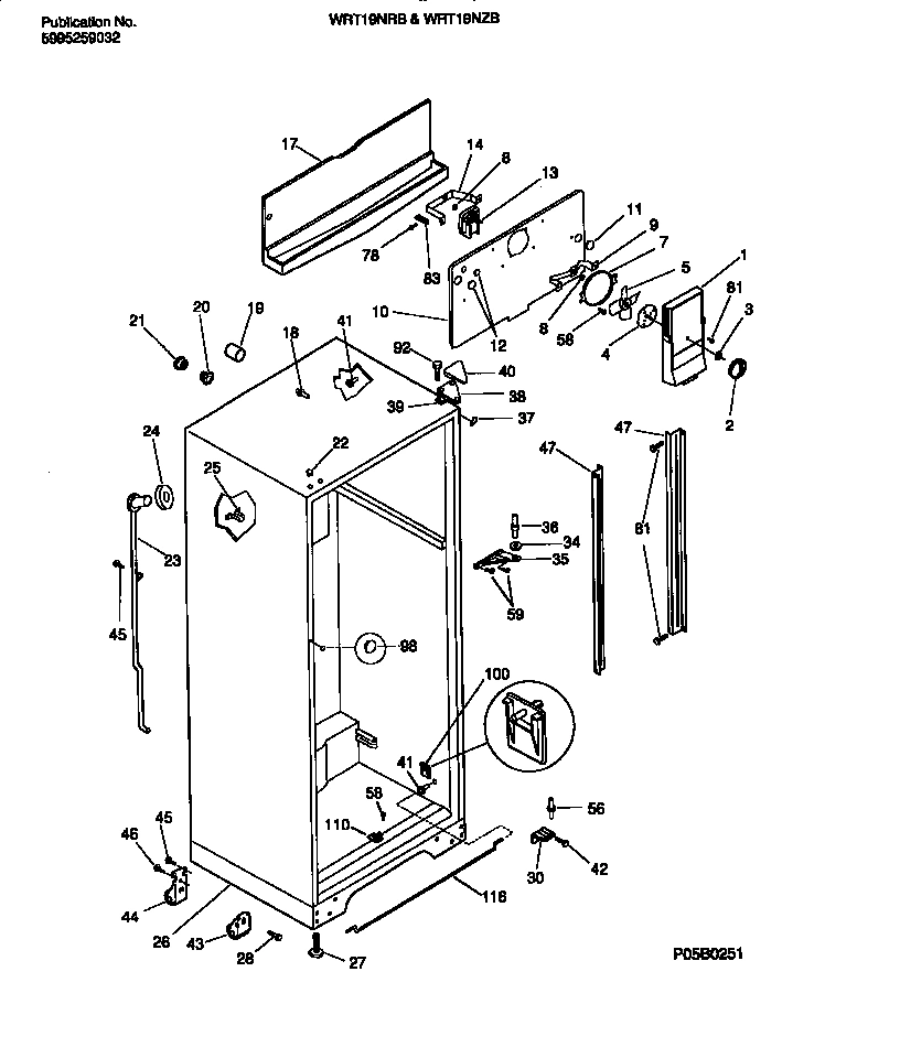 03 - CABINET W/FAN ASSEMBLY