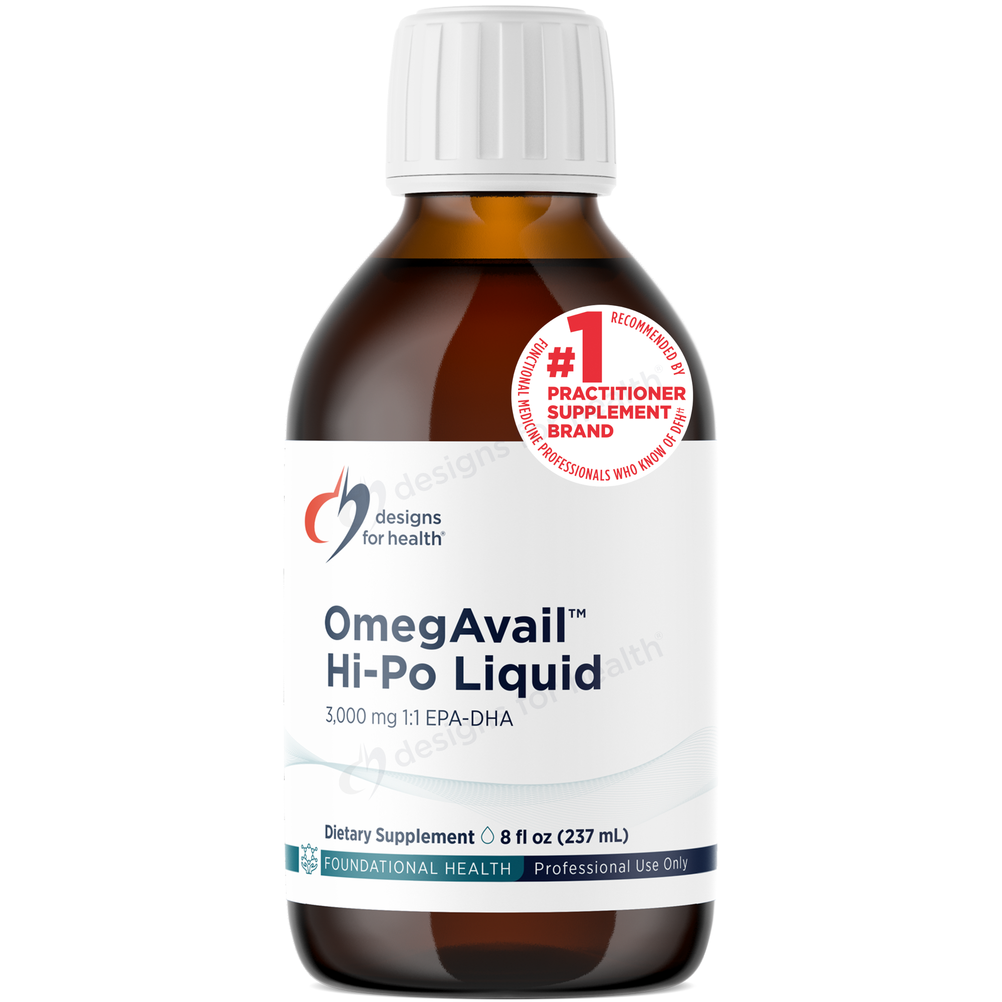 Omegavail Hi-Po Liquid Designs for Health supplement