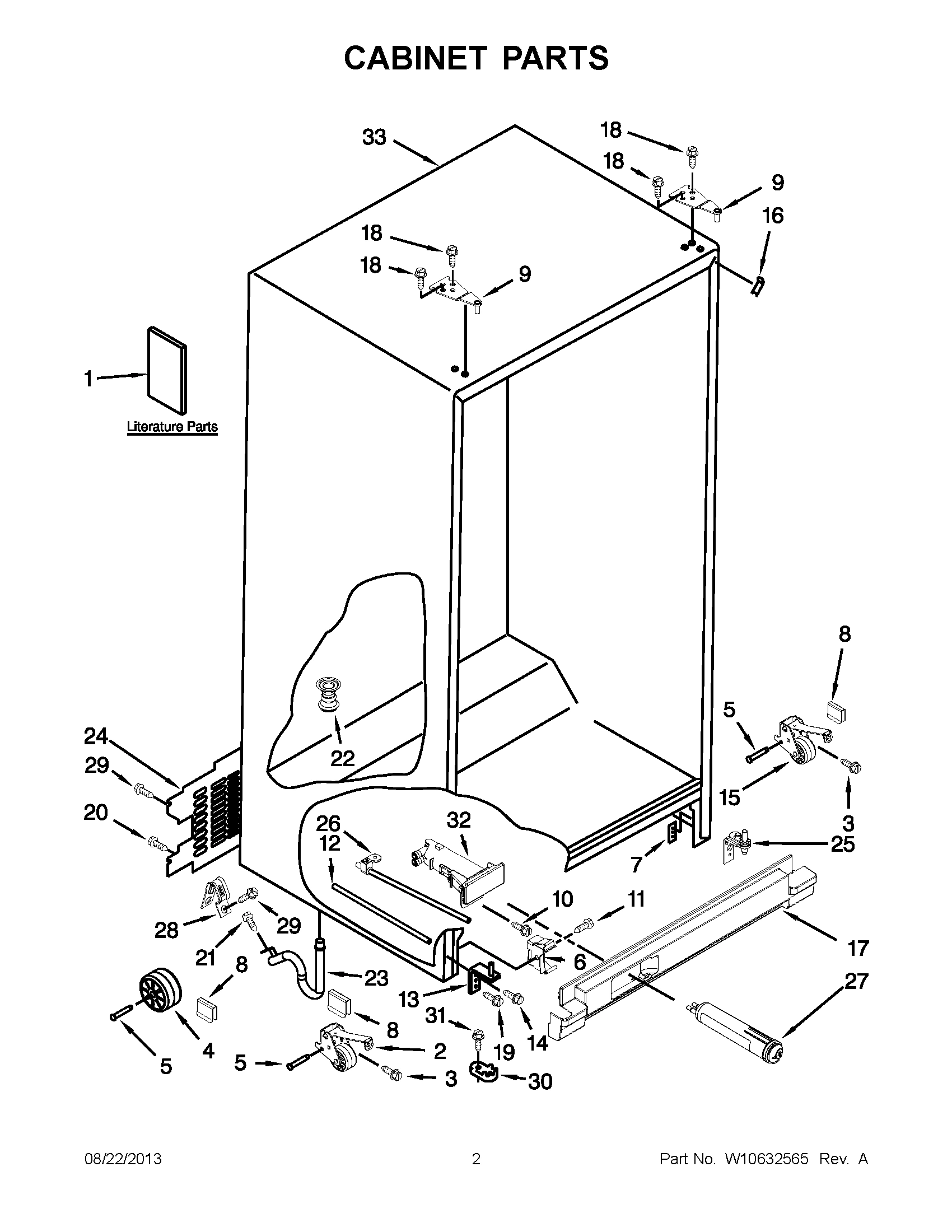 02 - CABINET PARTS